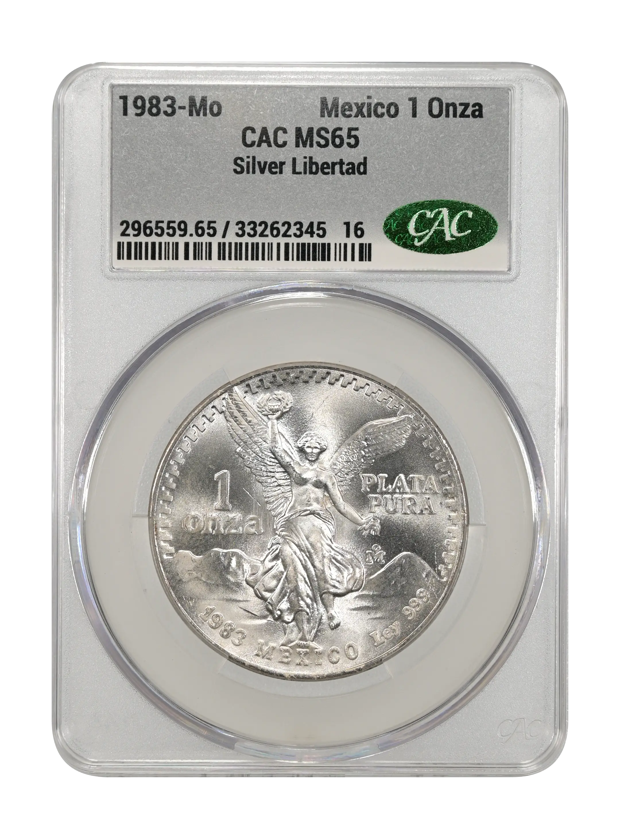 1983-Mo 1 Onza Libertad, Silver MS (KM-494.1) thumbnail 19