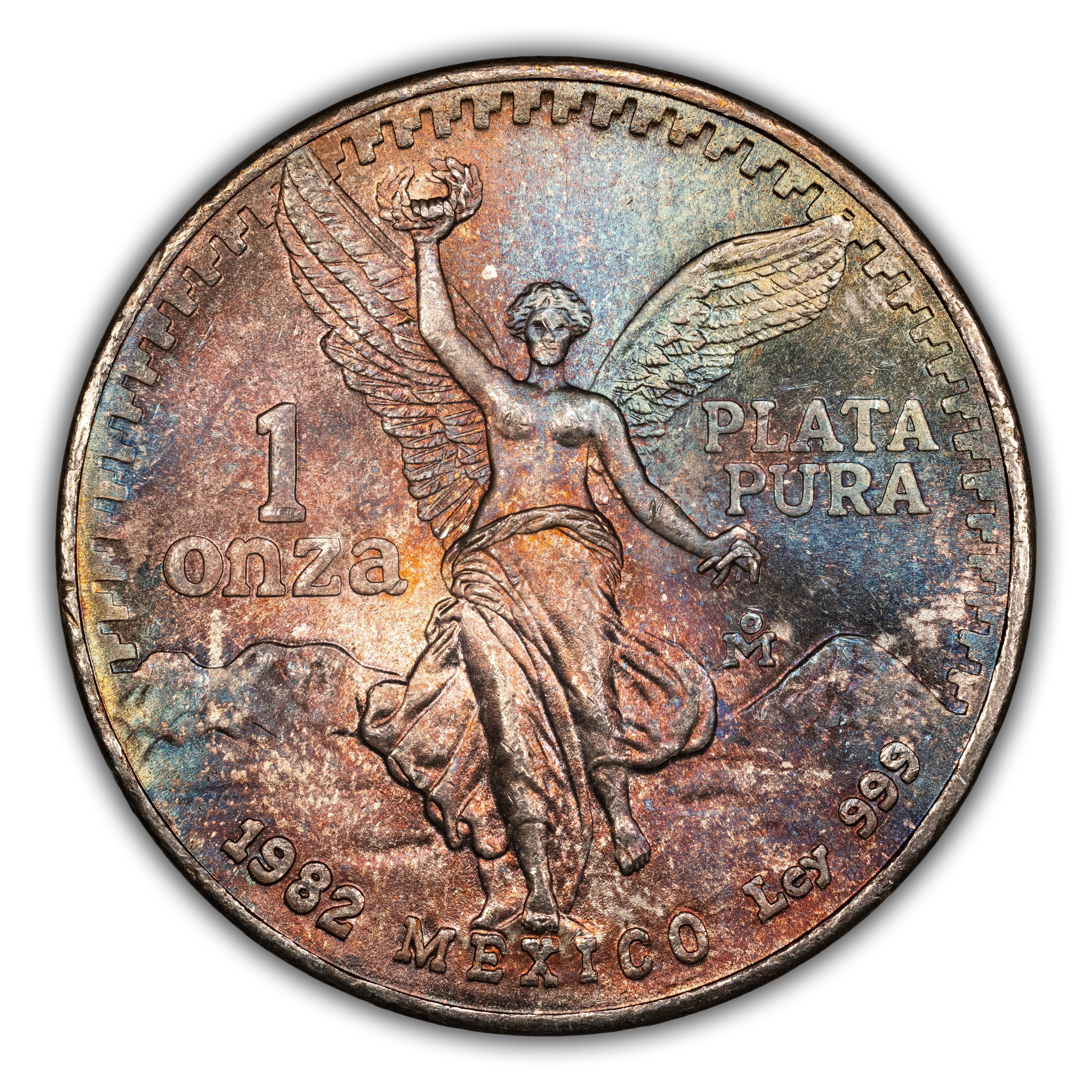 1982-Mo 1 Onza Libertad, Silver MS