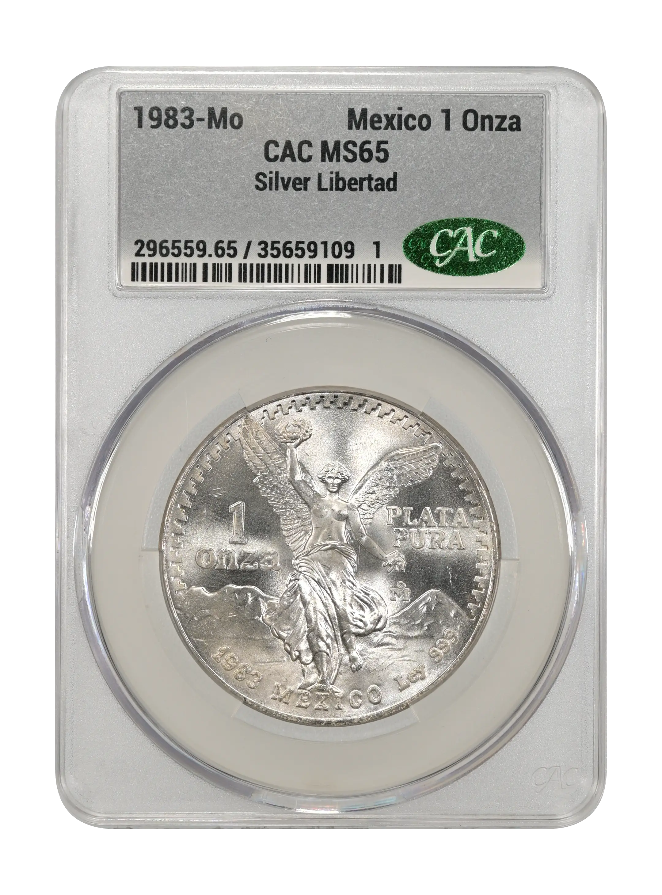 1983-Mo 1 Onza Libertad, Silver MS (KM-494.1) thumbnail 20