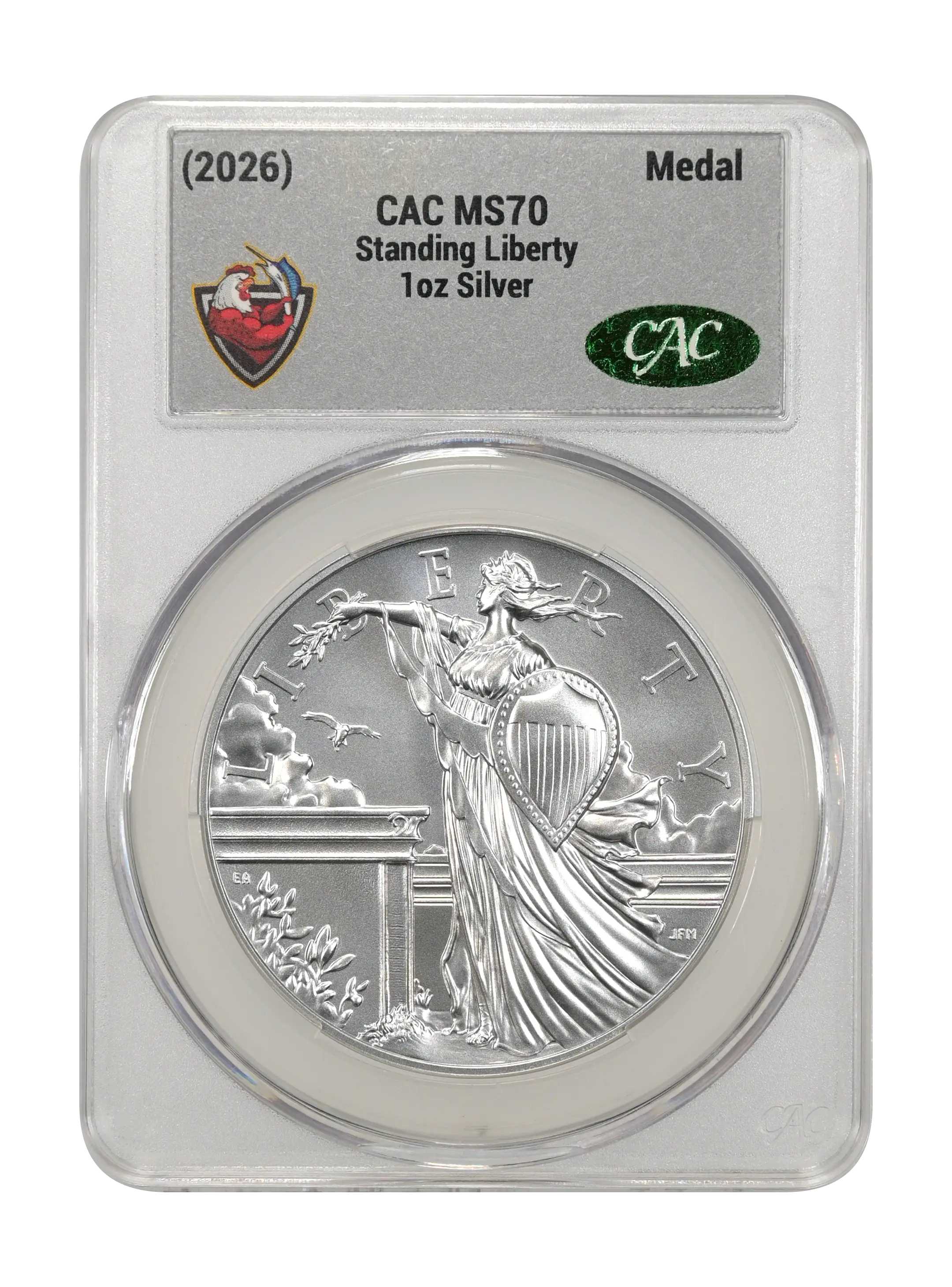 (2026) Medal 1oz Silver, Standing Liberty MS thumbnail 10