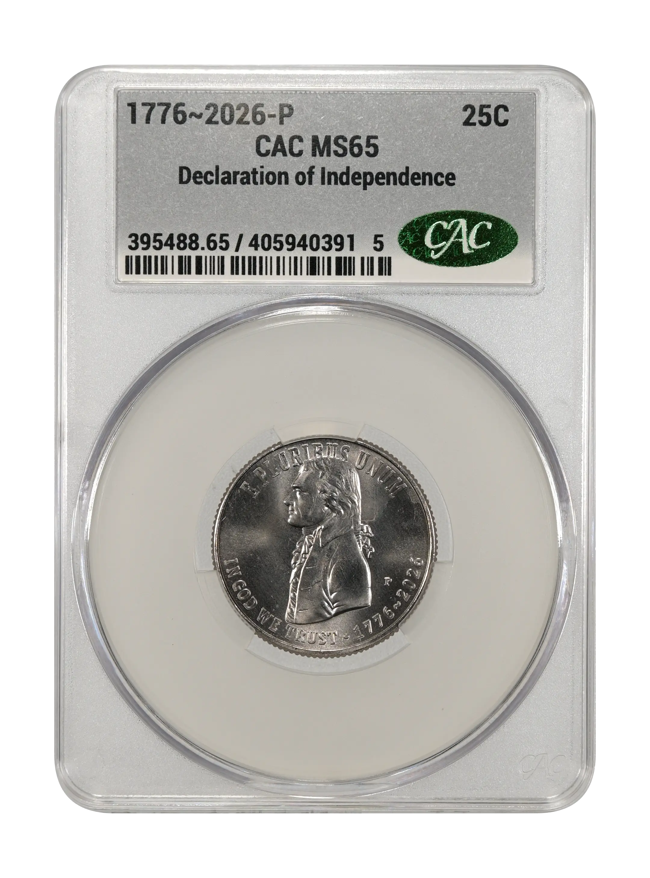 1776~2026-P 25c Declaration of Independence MS thumbnail 19