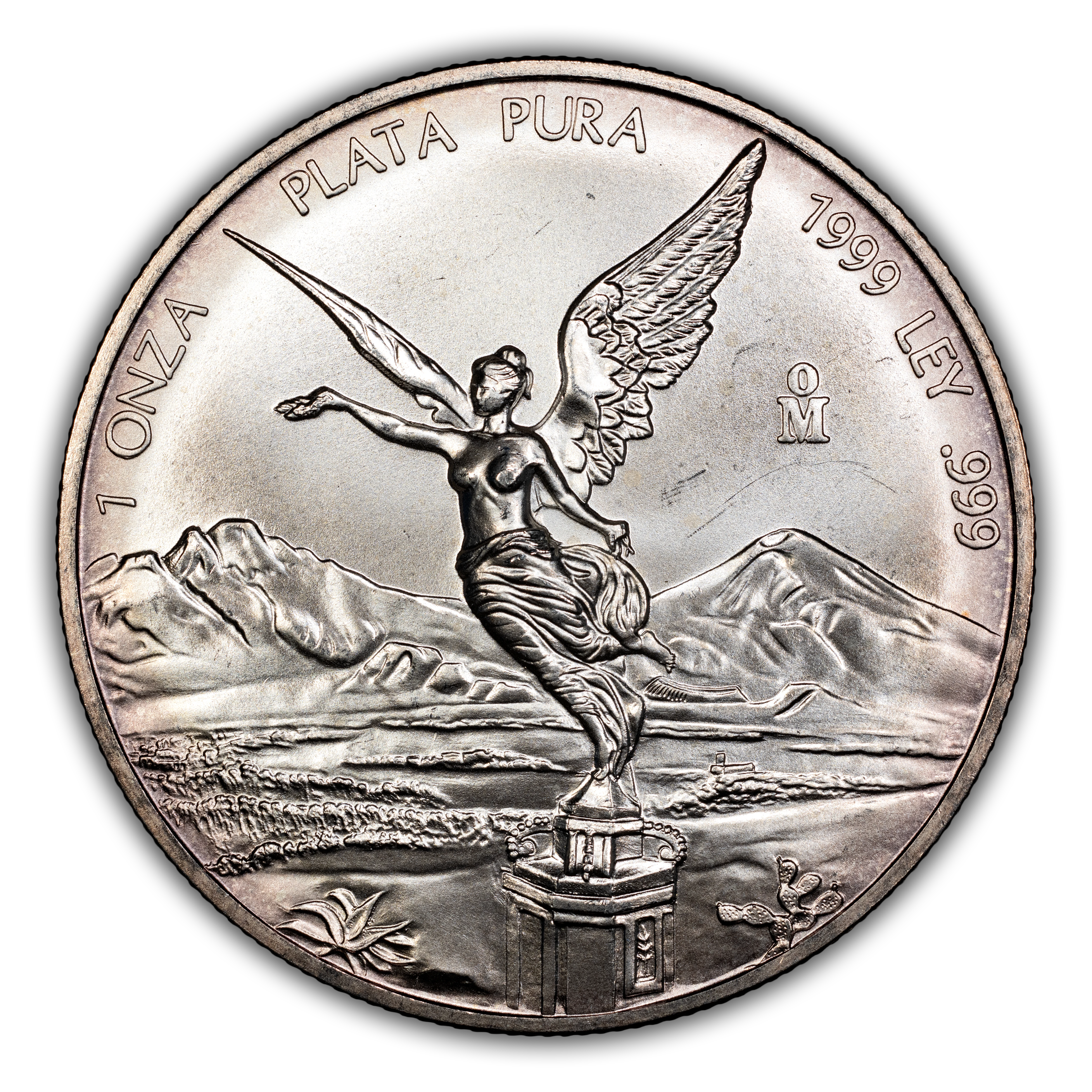1999-Mo 1 Onza Libertad, Silver MS (KM-613) thumbnail 2