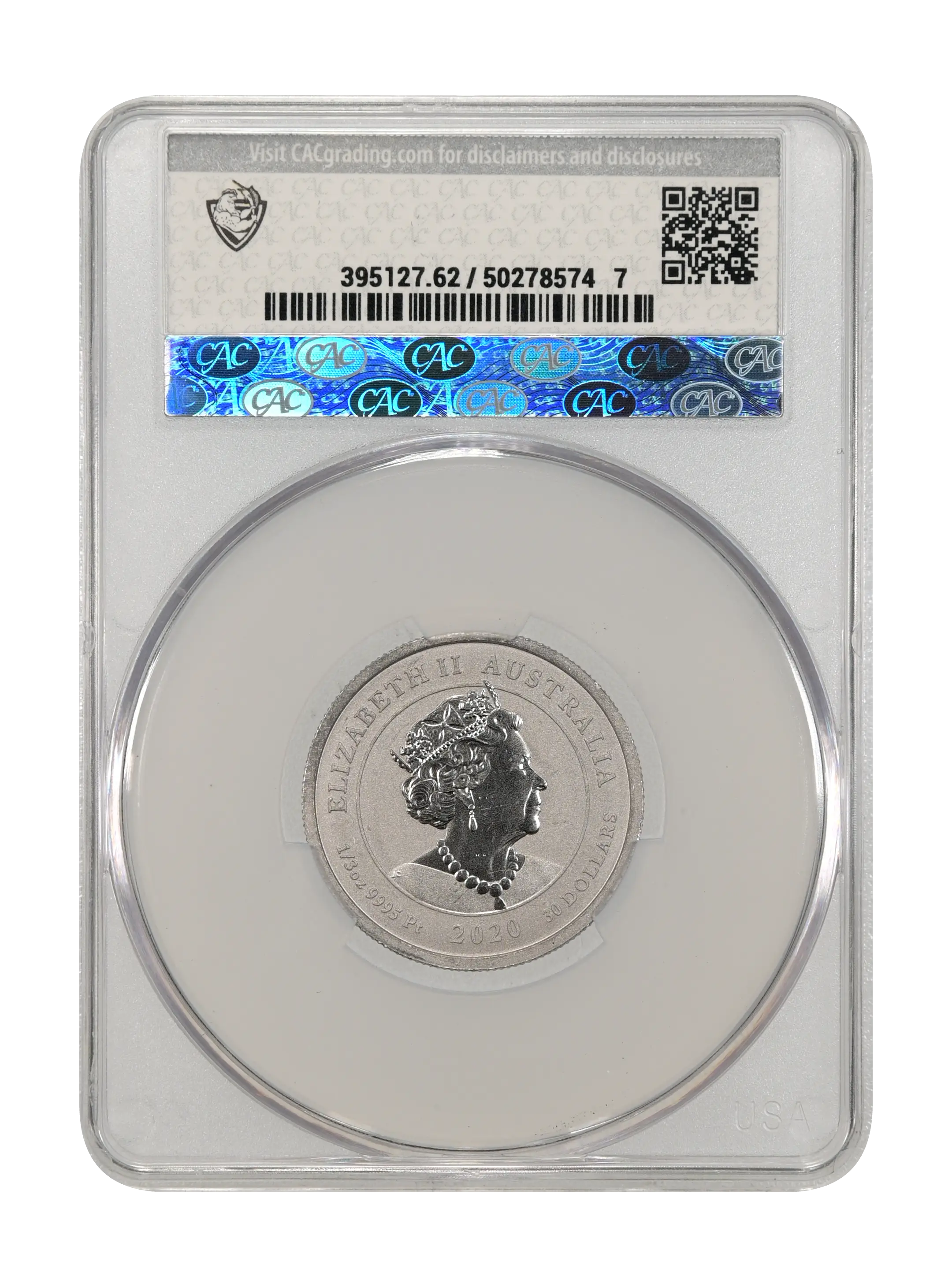 2020-P P$30 1/3oz Platinum, Striped Marlin MS thumbnail 12