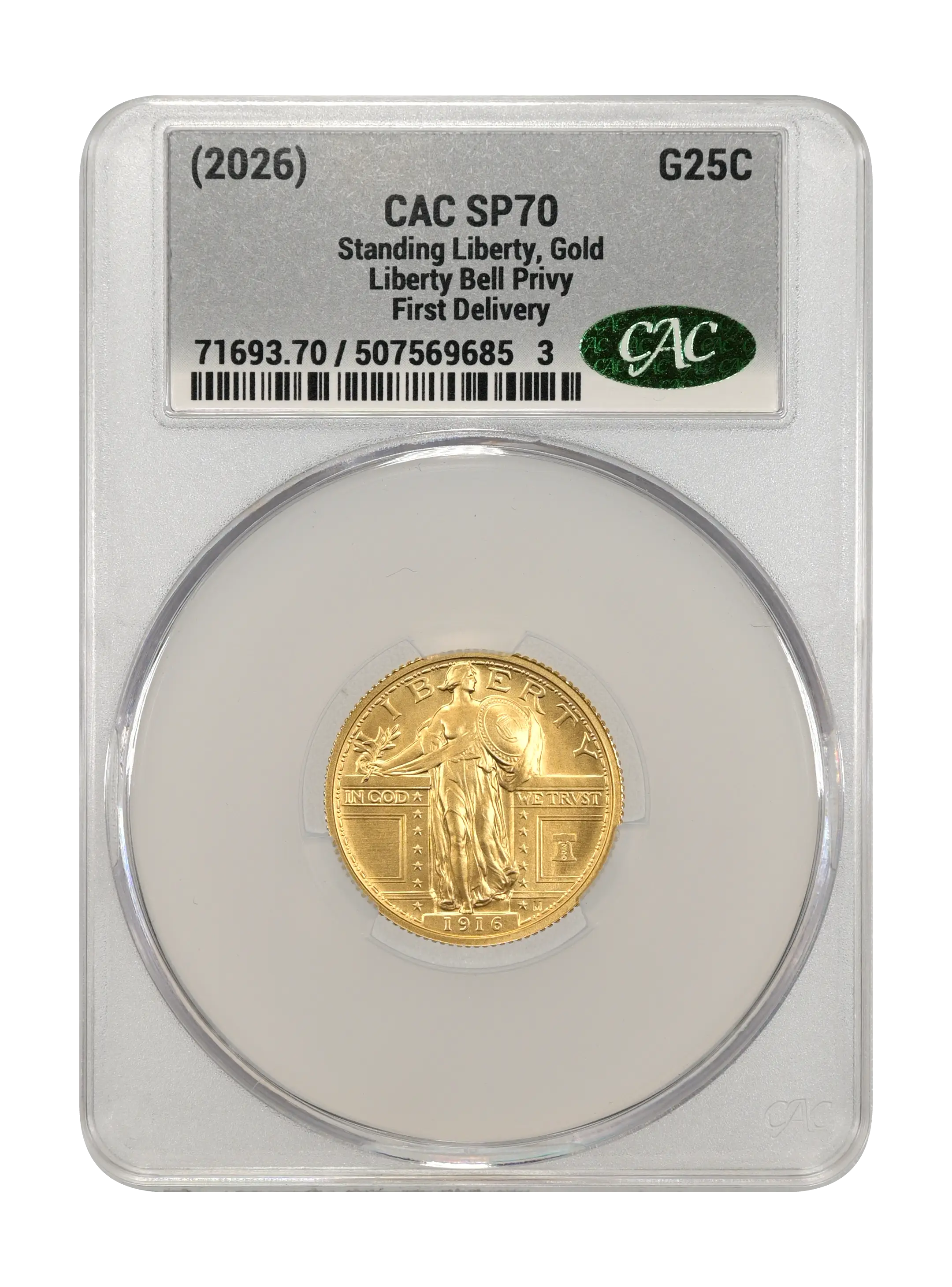 (2026) G25c Gold Standing Liberty, 250th Anniversary Privy SP thumbnail 14