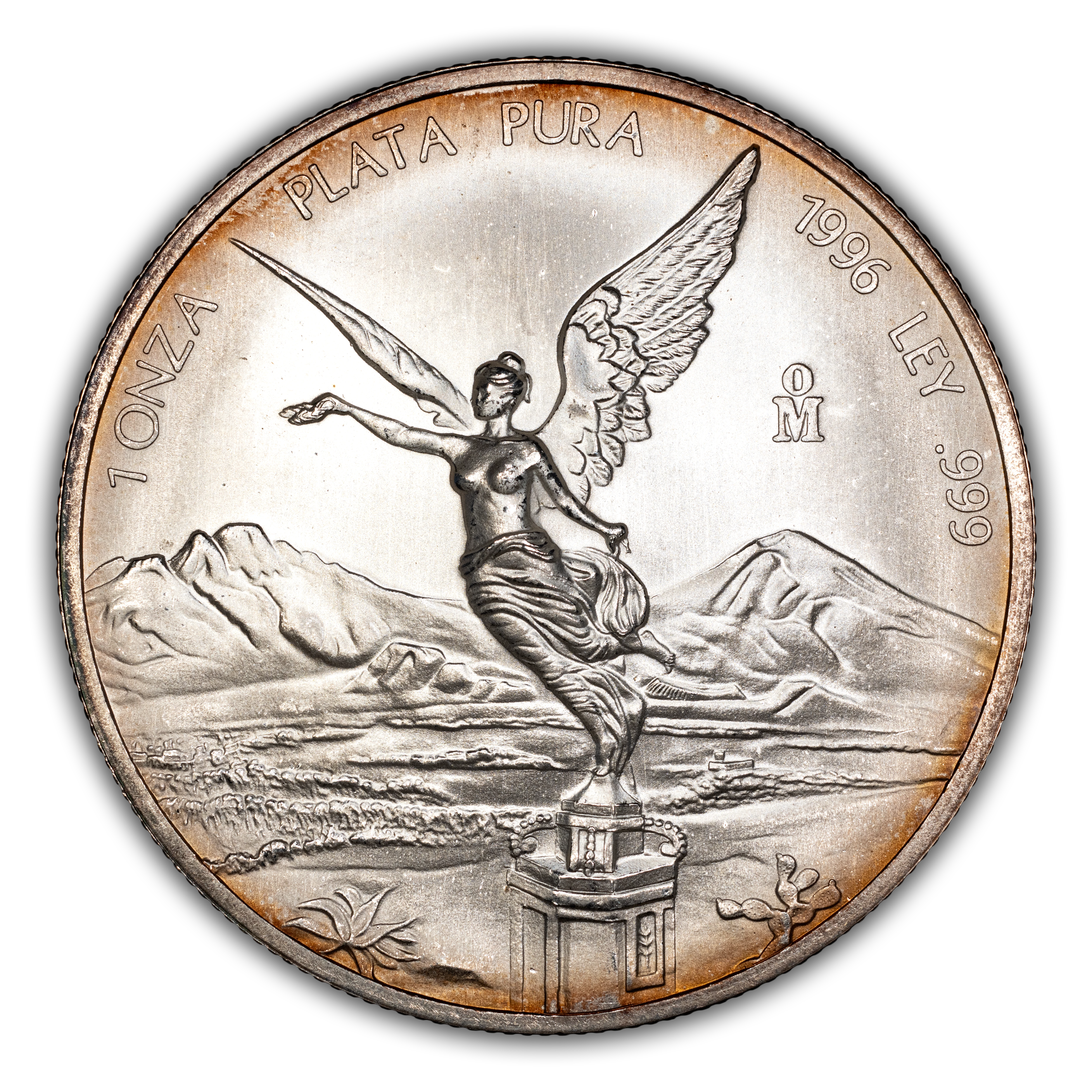 1996-Mo 1 Onza Libertad, Silver MS (KM-613) thumbnail 2