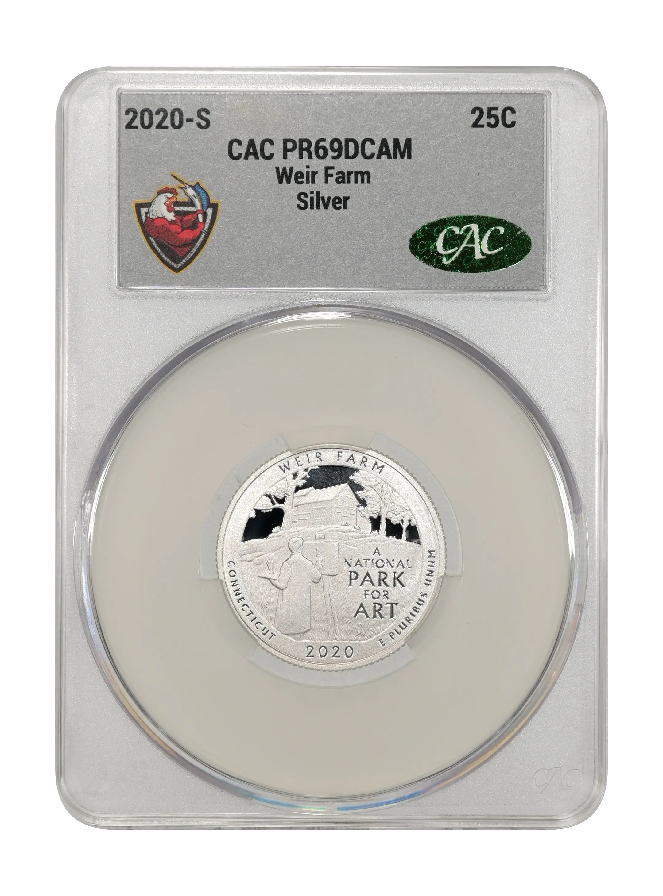 2020-S 25c Weir Farm, Silver PR DCAM thumbnail 6