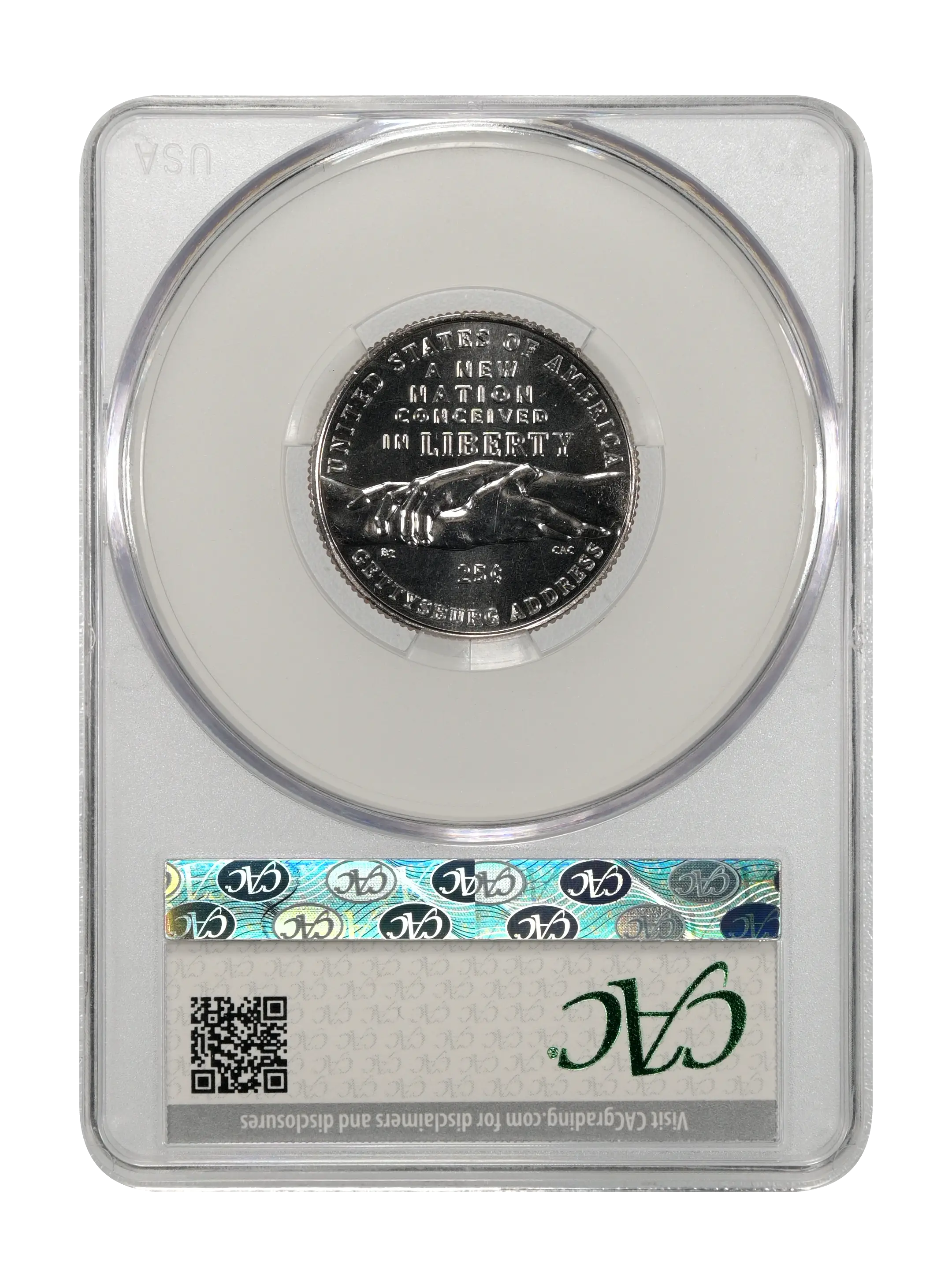 1776~2026-D 25c Gettysburg Address MS PL thumbnail 12