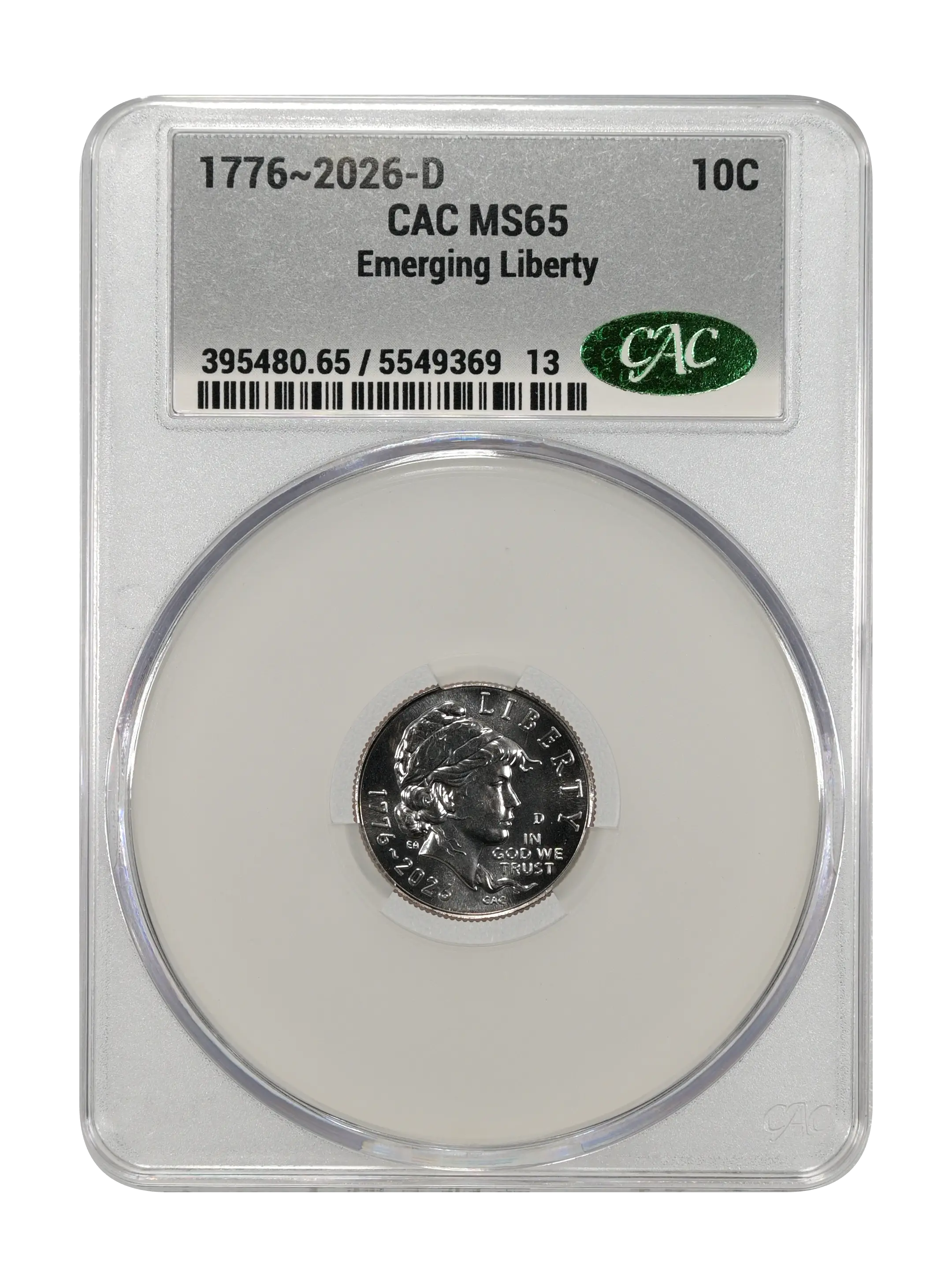 1776~2026-D 10c Emerging Liberty MS thumbnail 19