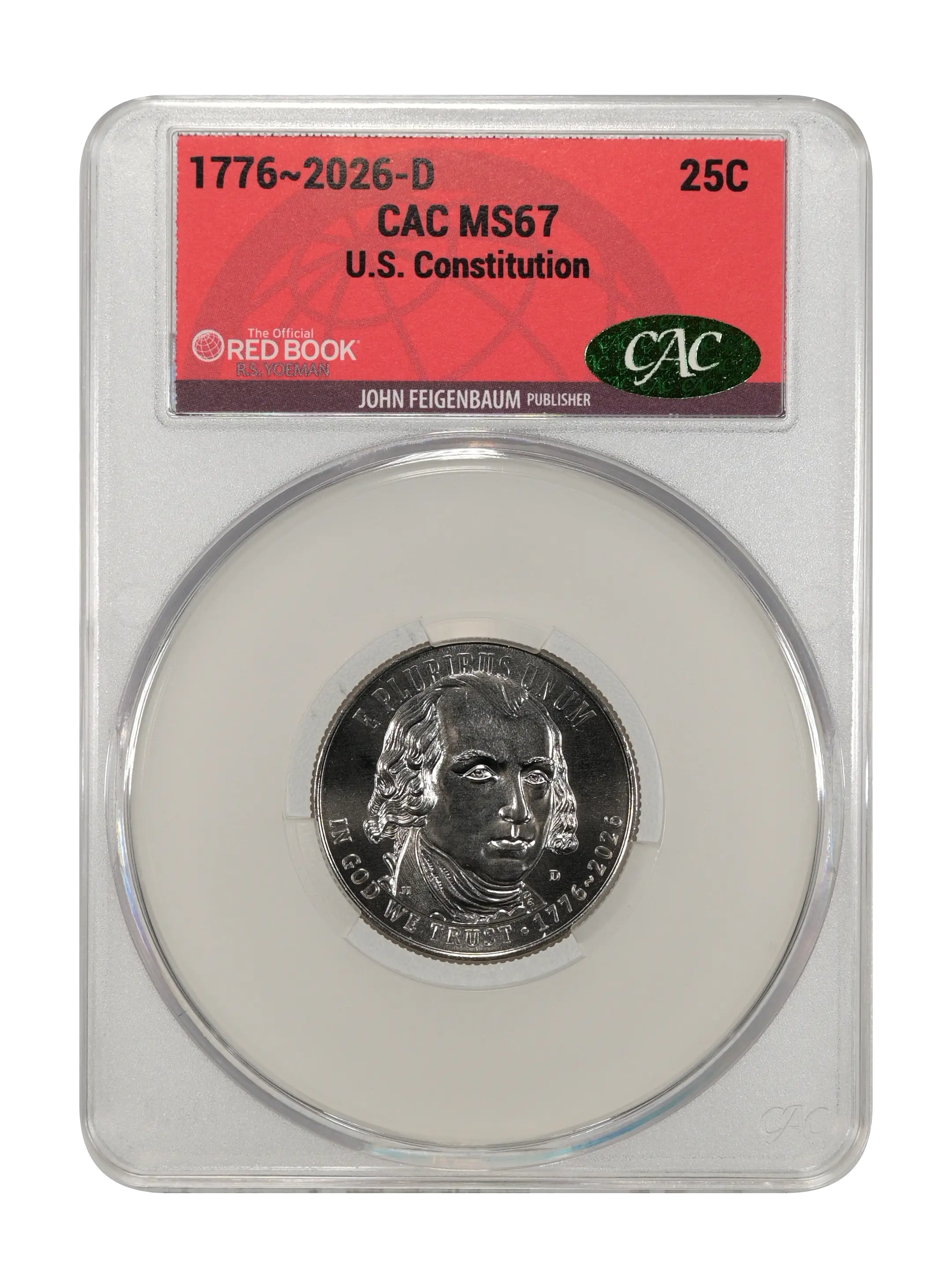 1776~2026-D 25c U.S. Constitution MS thumbnail 7