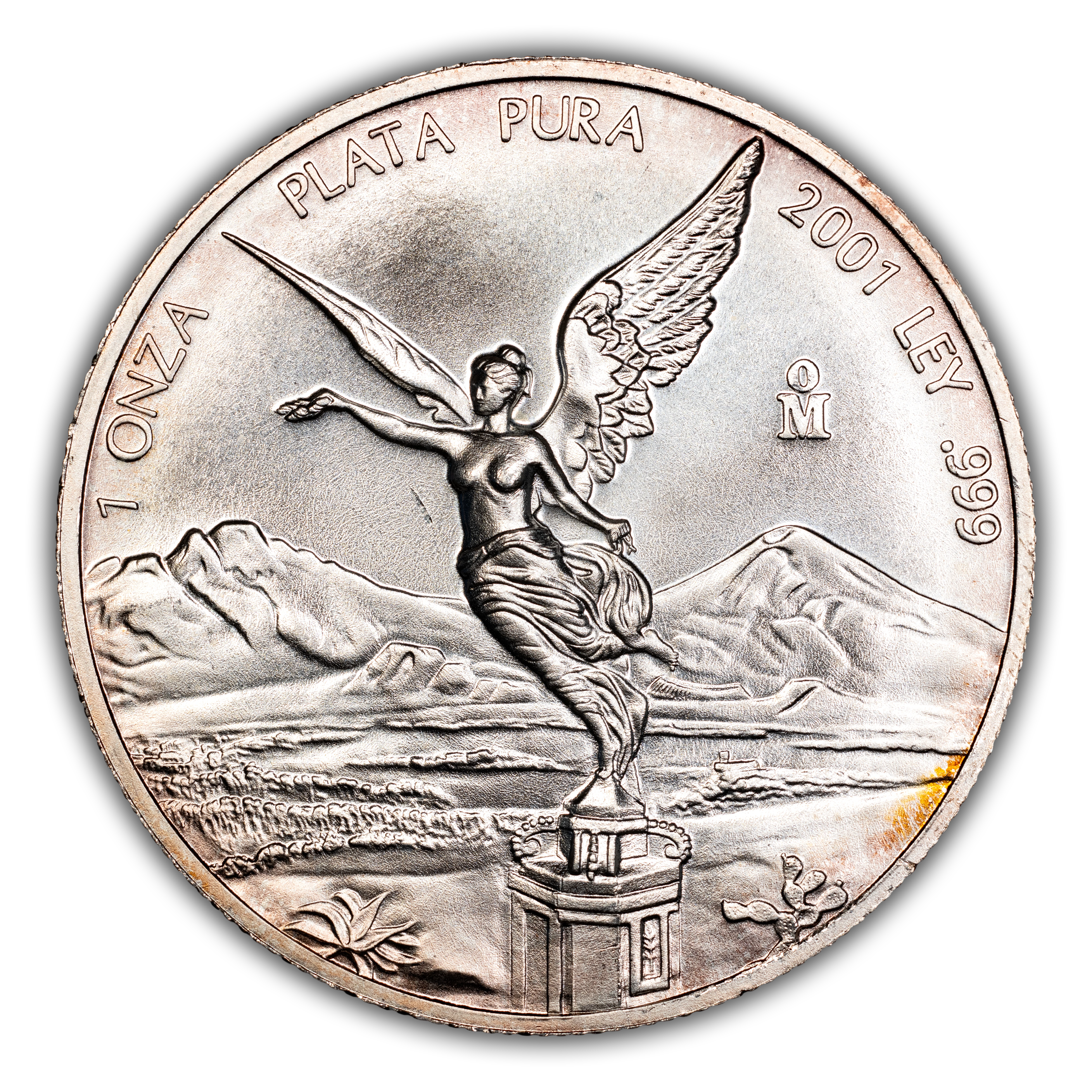 2001-Mo 1 Onza Libertad, Silver MS