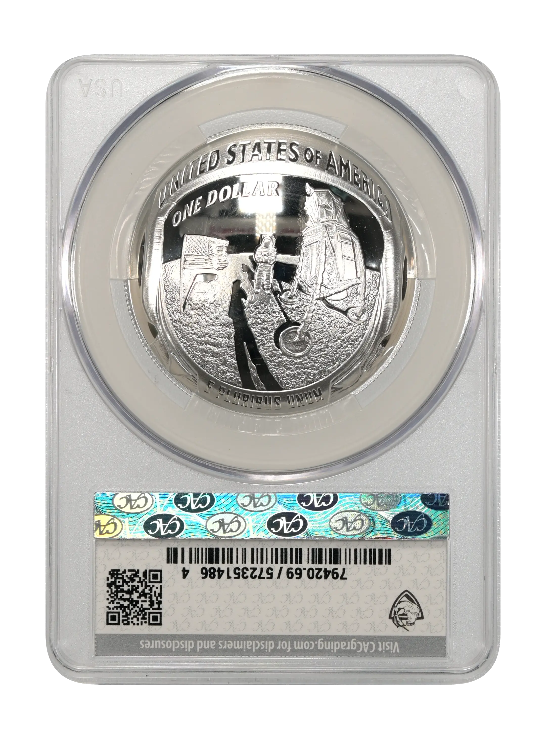 2019-P S$1 Apollo 11 50th Anniversary PR DCAM thumbnail 9