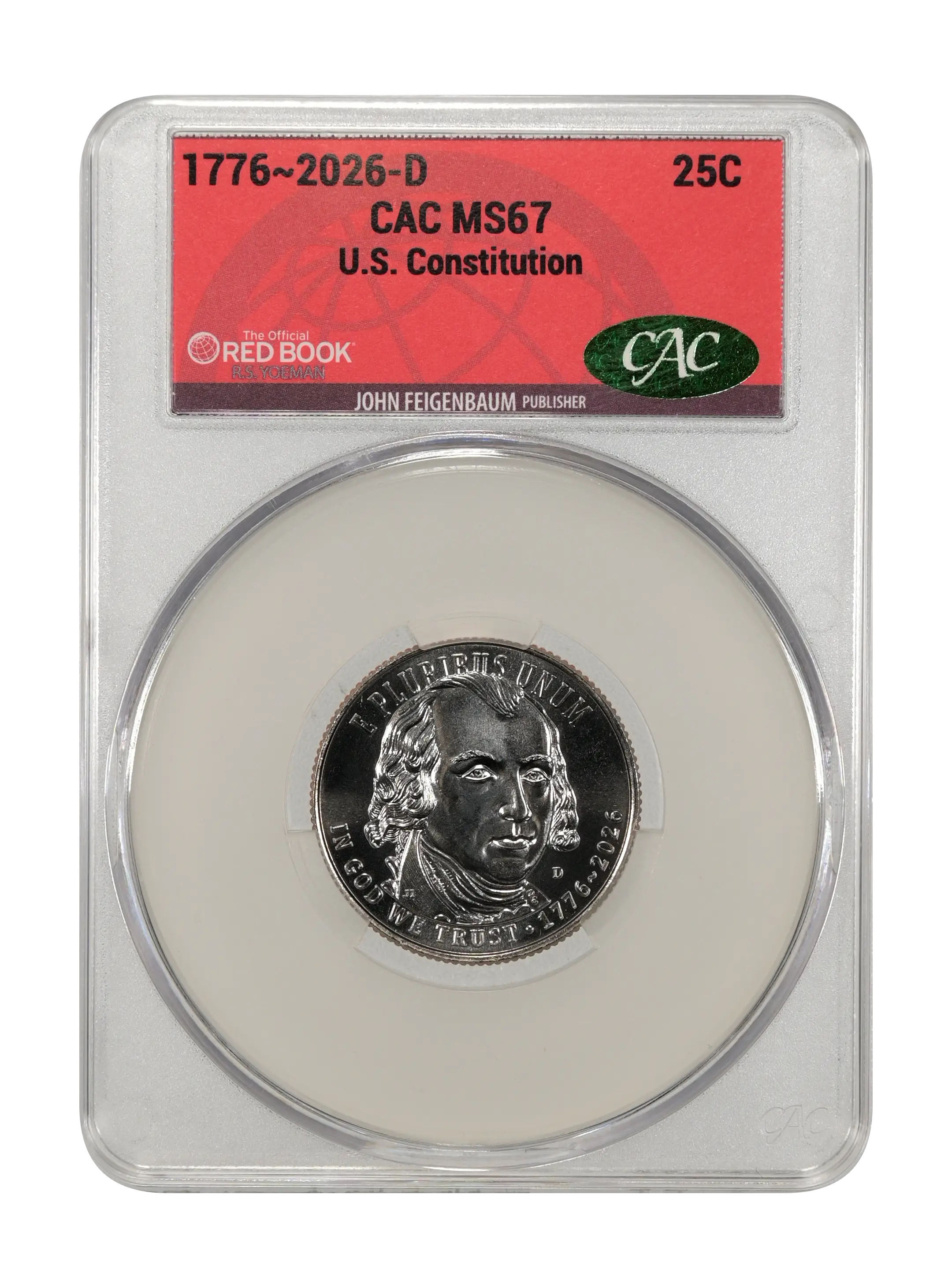 1776~2026-D 25c U.S. Constitution MS thumbnail 8
