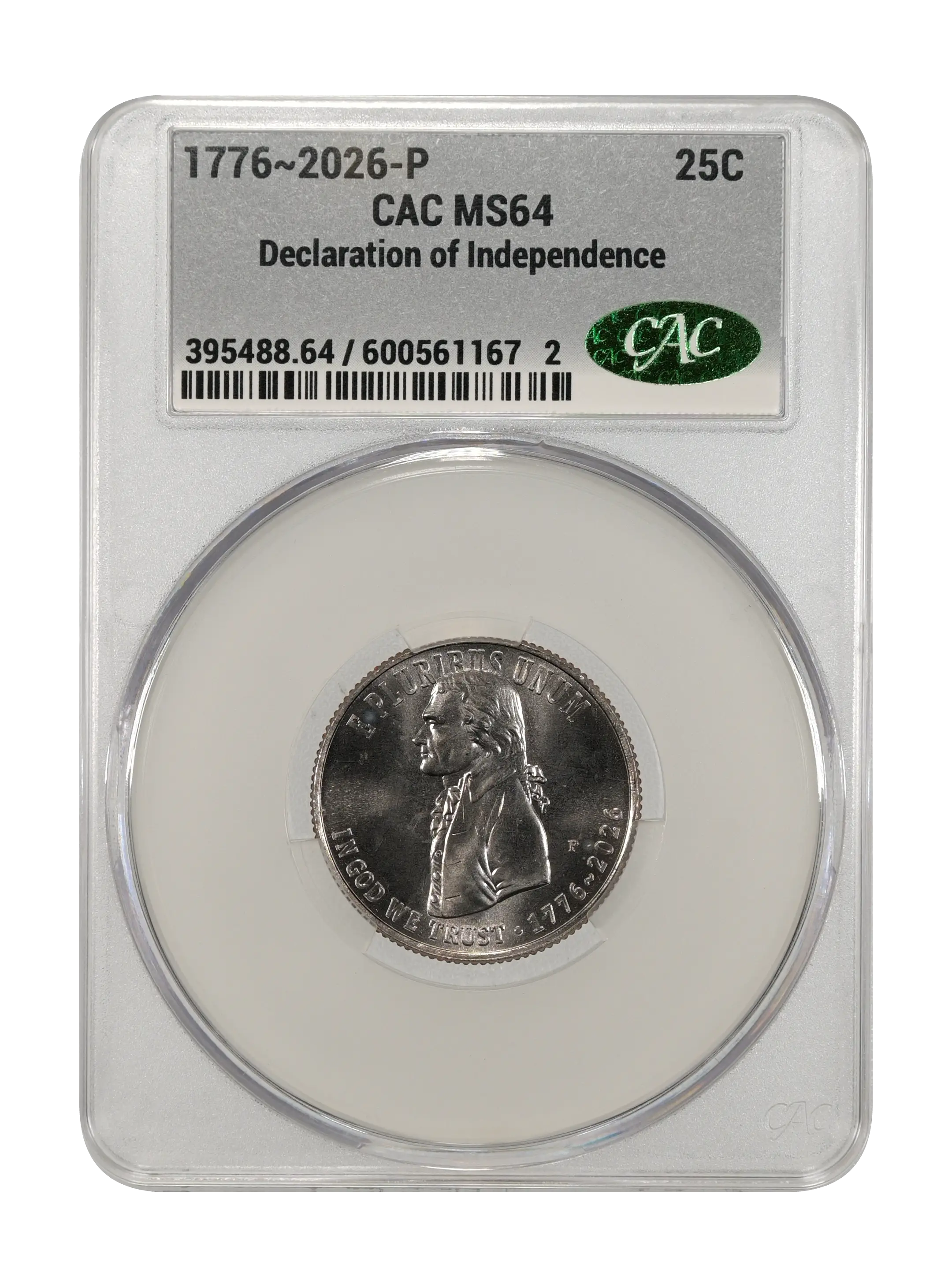 1776~2026-P 25c Declaration of Independence MS thumbnail 20