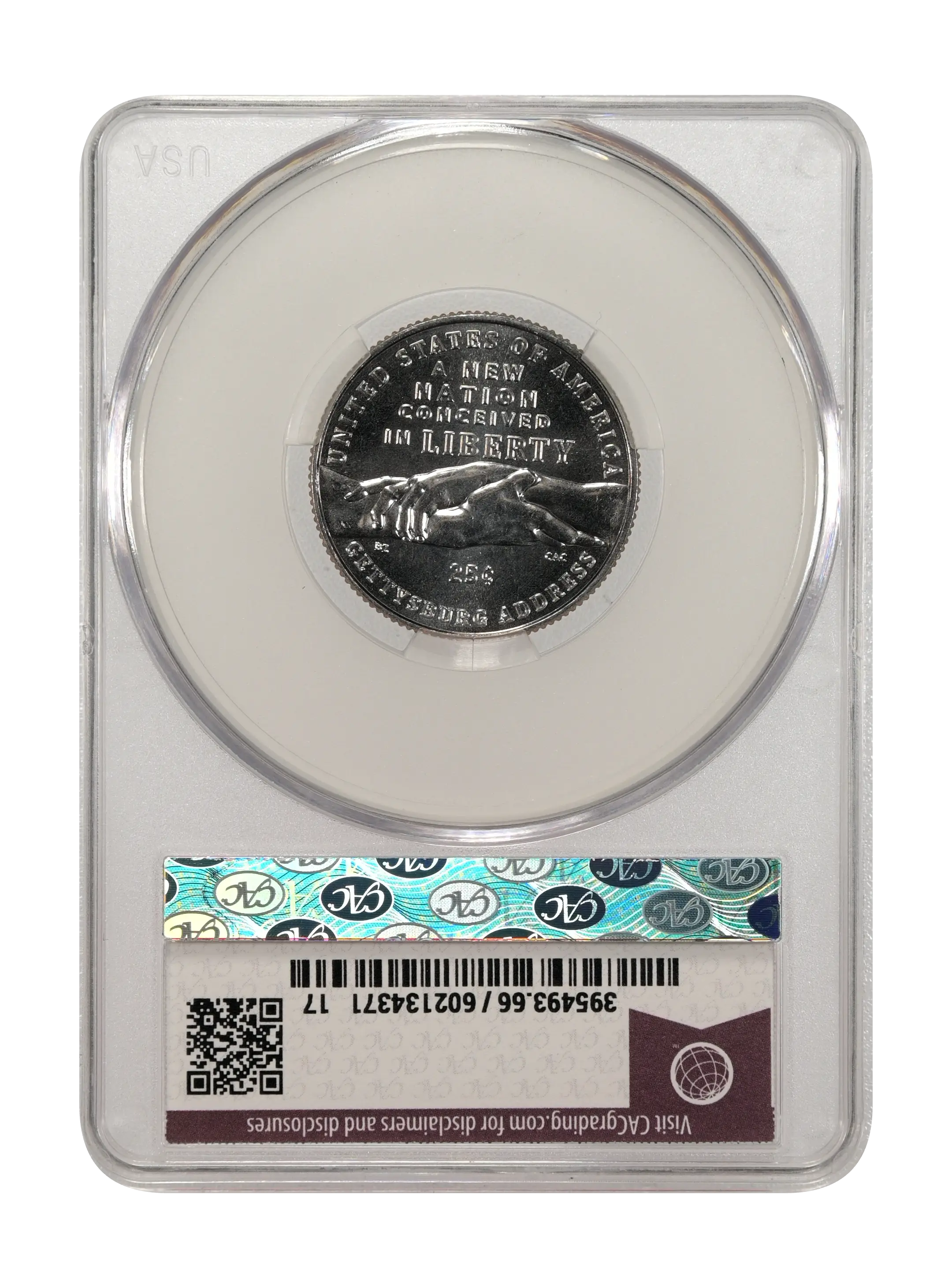 1776~2026-D 25c Gettysburg Address MS thumbnail 14