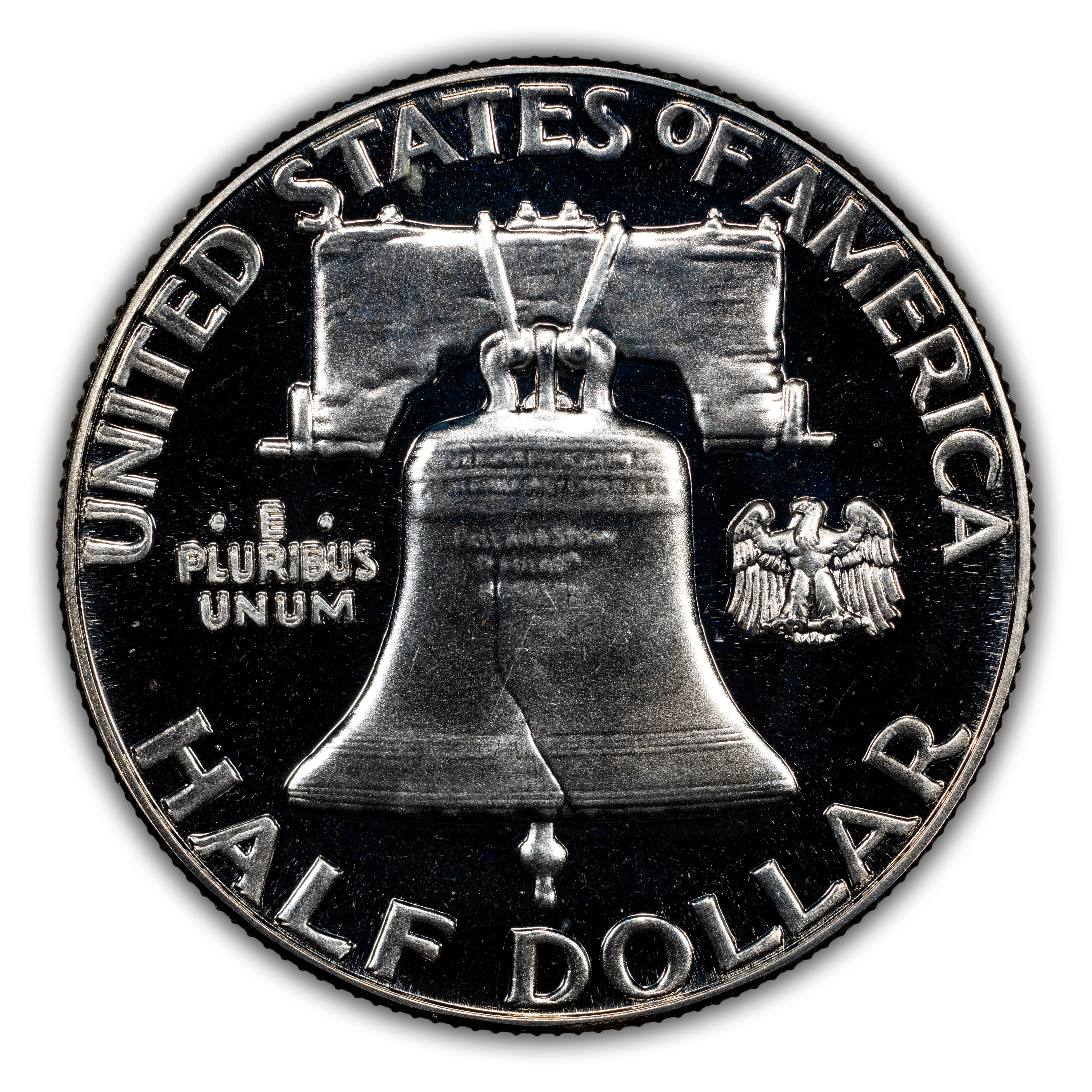 1961 50c Doubled Die Reverse, FS-801 PR CAM thumbnail 4