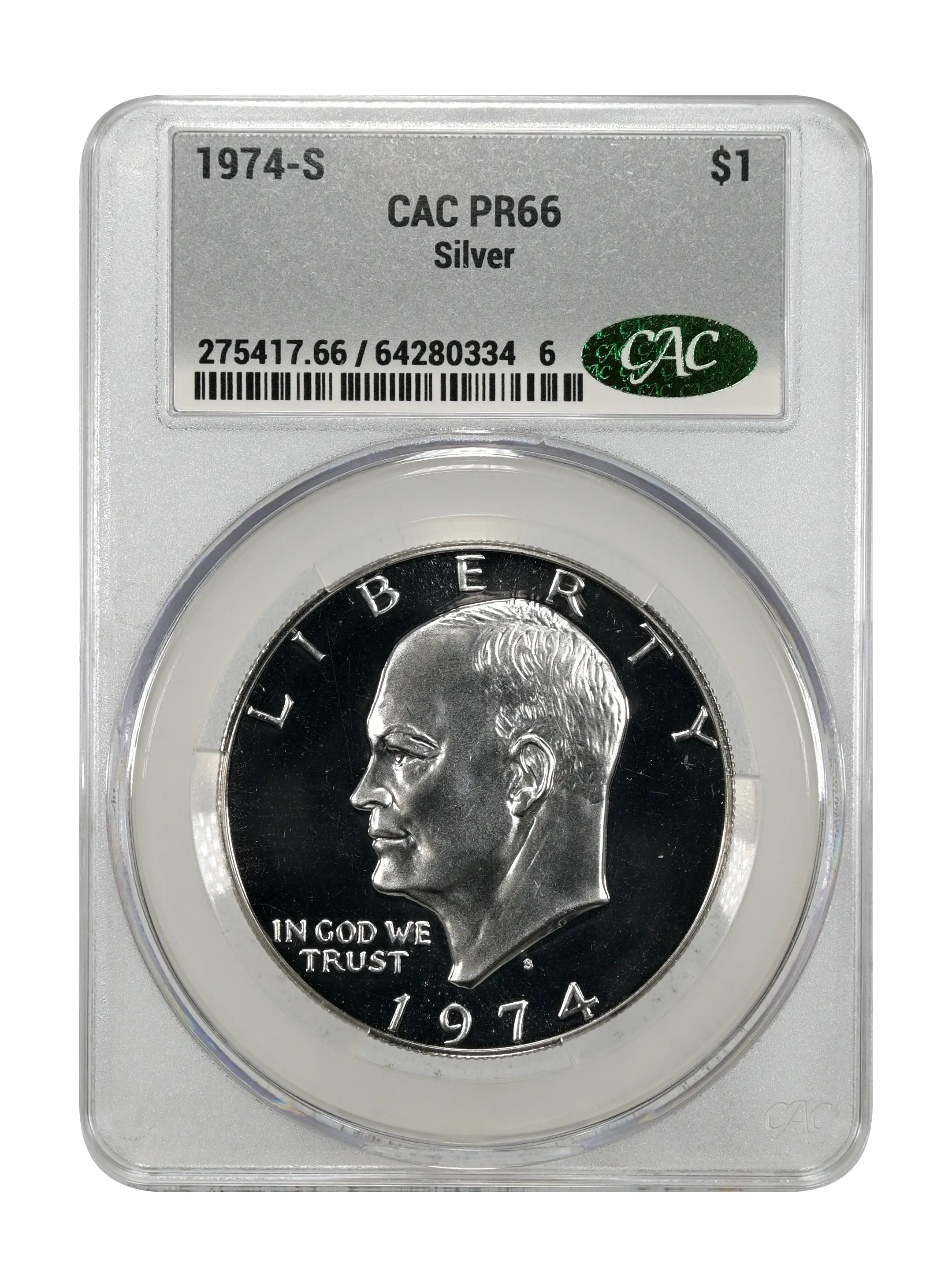 1974-S $1  Silver PR thumbnail 4