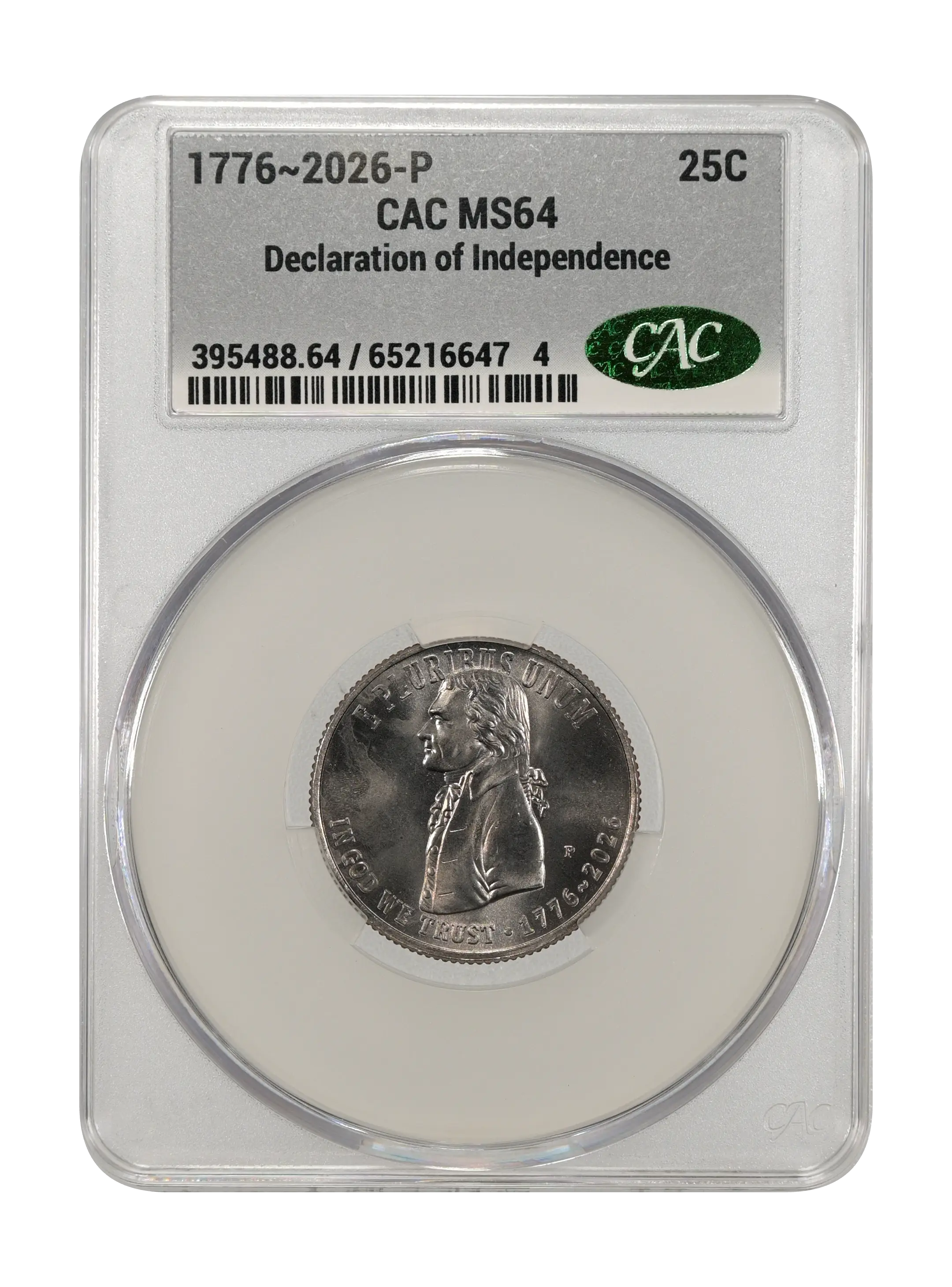 1776~2026-P 25c Declaration of Independence MS thumbnail 15