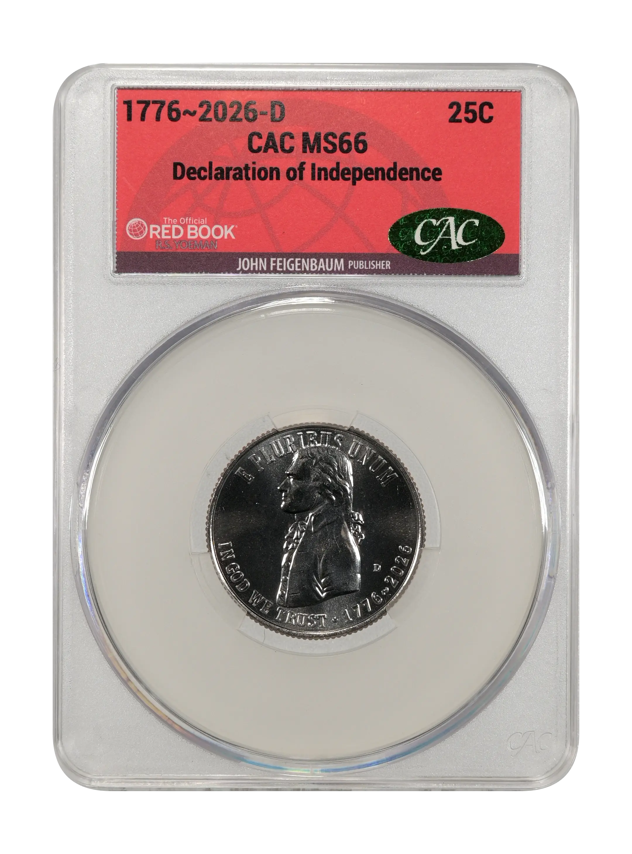 1776~2026-D 25c Declaration of Independence MS thumbnail 14