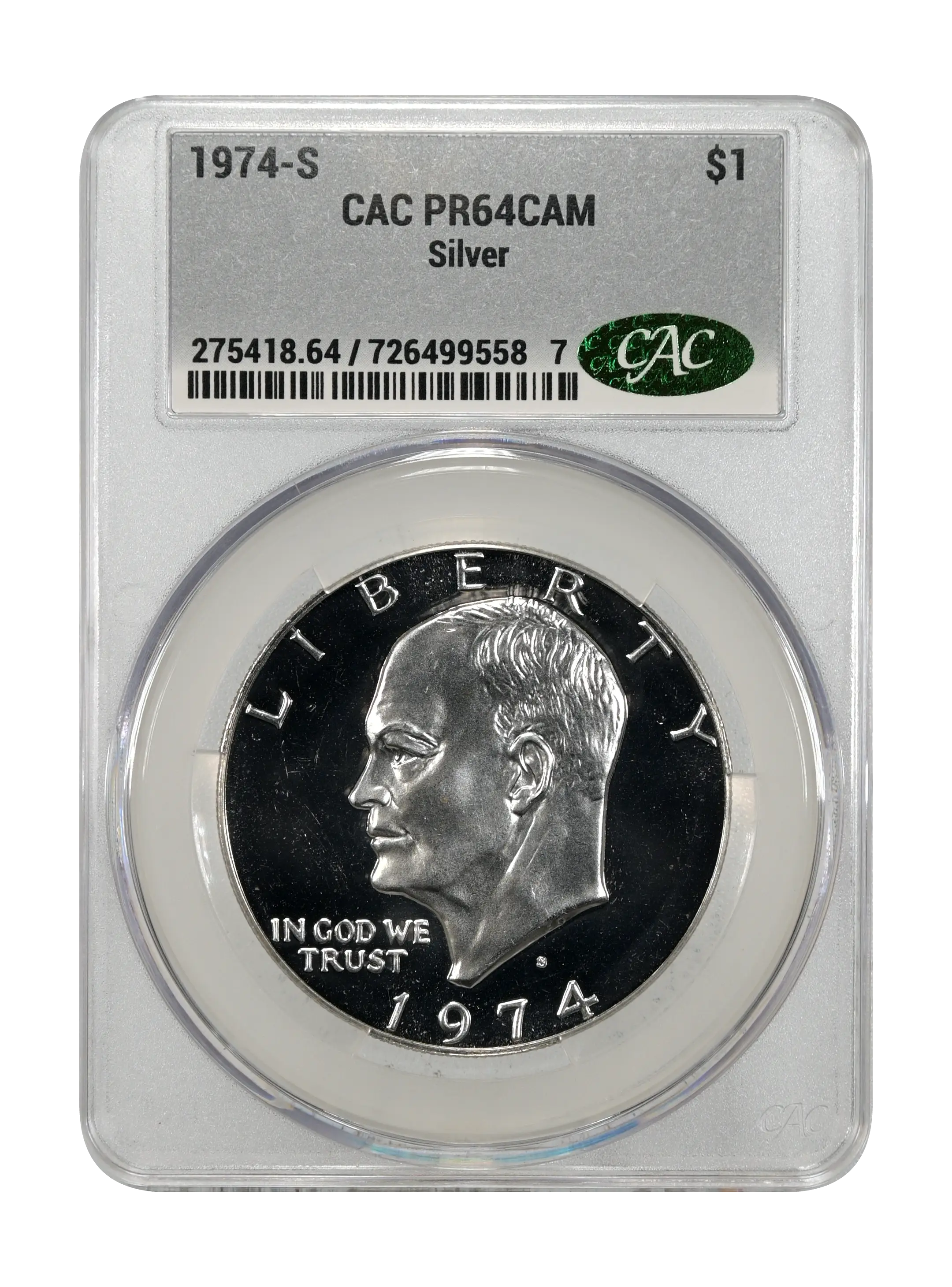 1974-S $1  Silver PR CAM thumbnail 16
