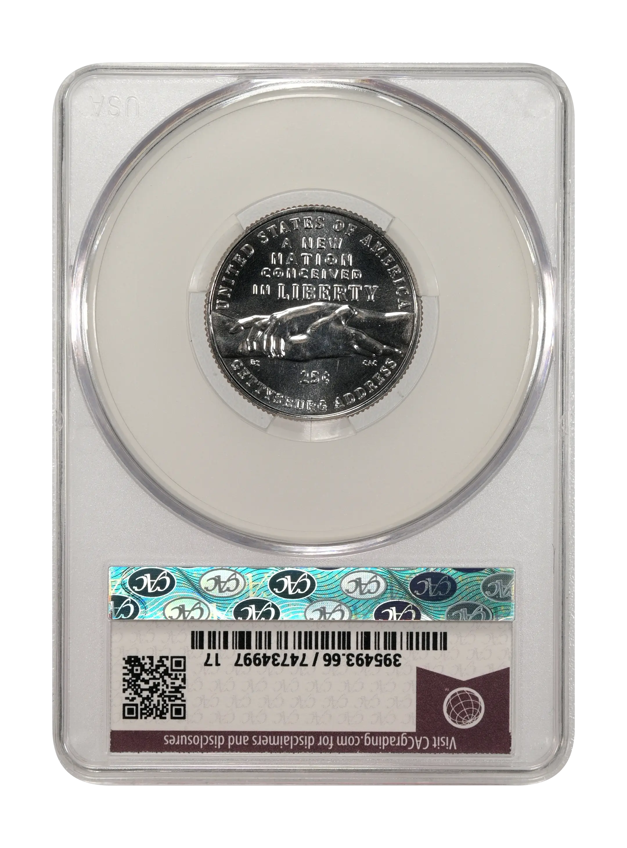 1776~2026-D 25c Gettysburg Address MS thumbnail 12