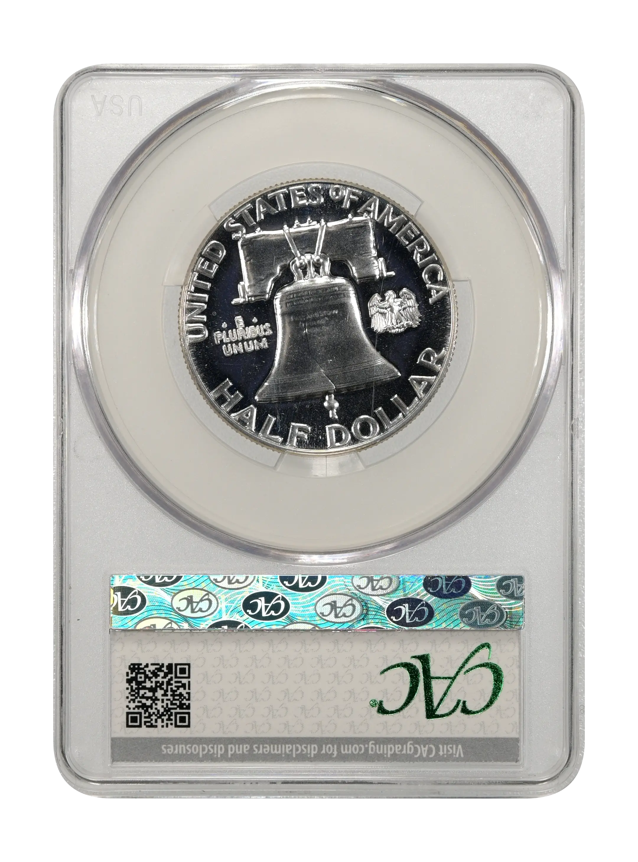 1961 50c Doubled Die Reverse, FS-801 PR thumbnail 19