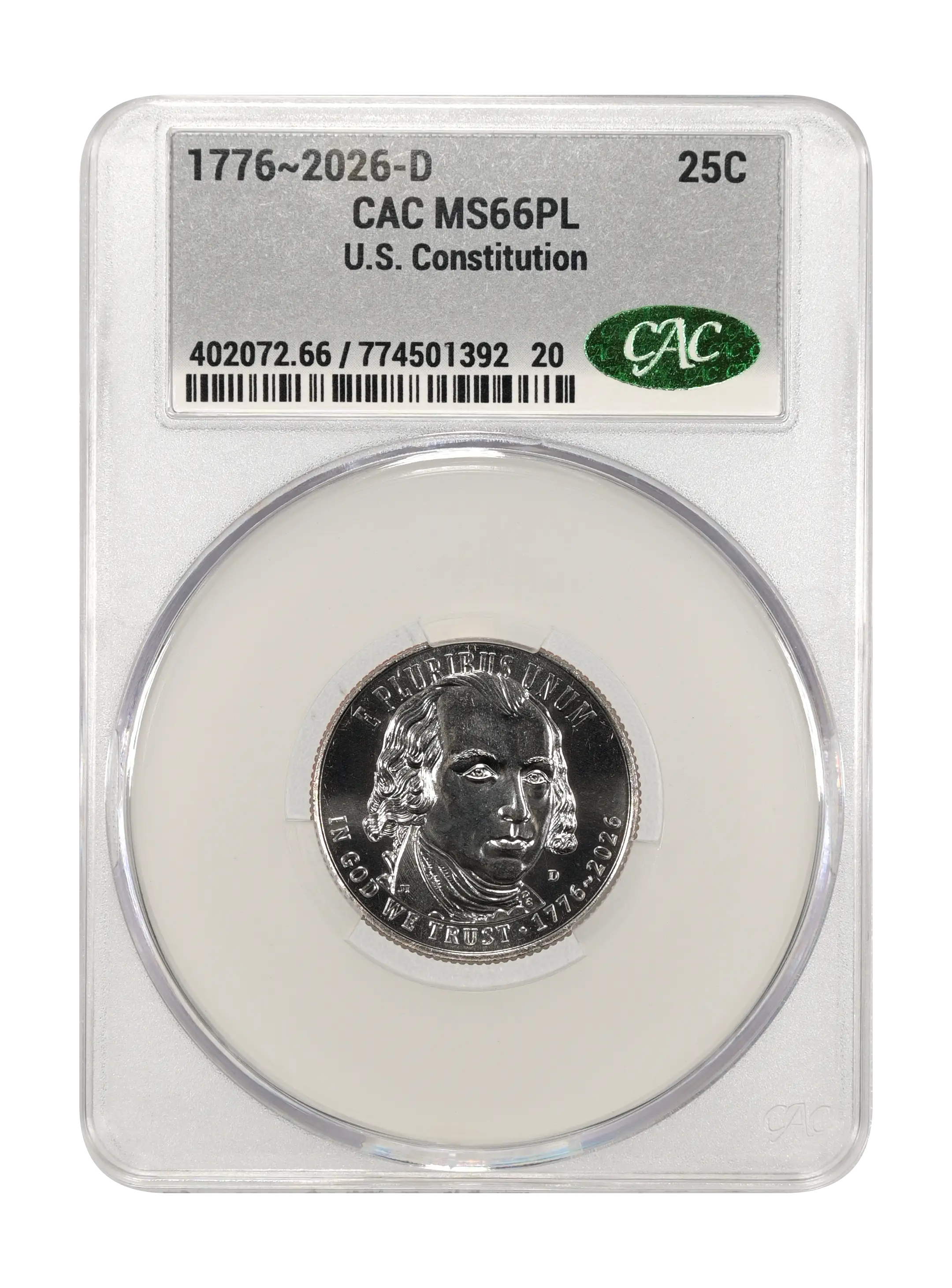 1776~2026-D 25c U.S. Constitution MS PL thumbnail 4