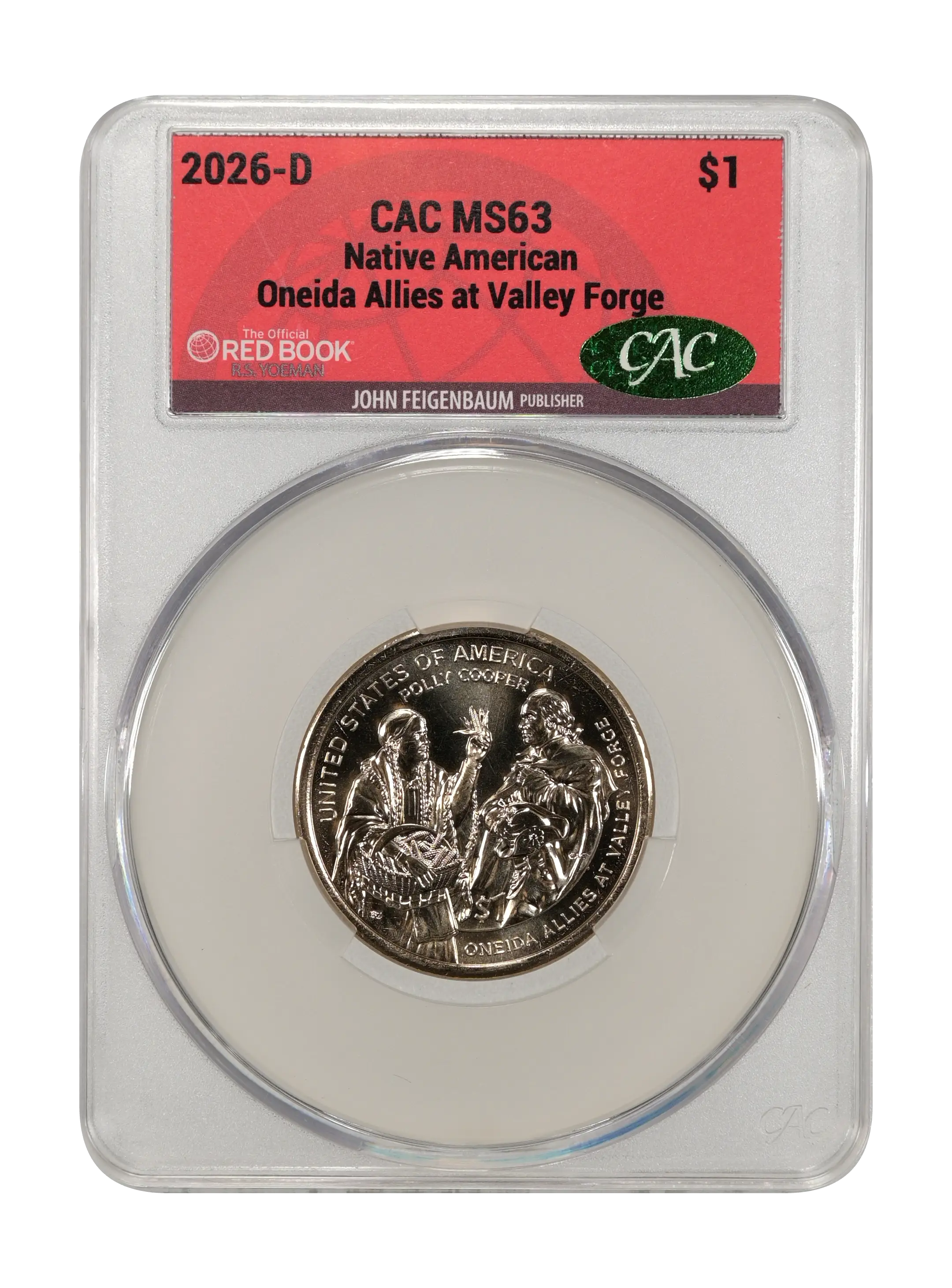 2026-D $1  Native American, Oneida Allies at Valley Forge MS thumbnail 7