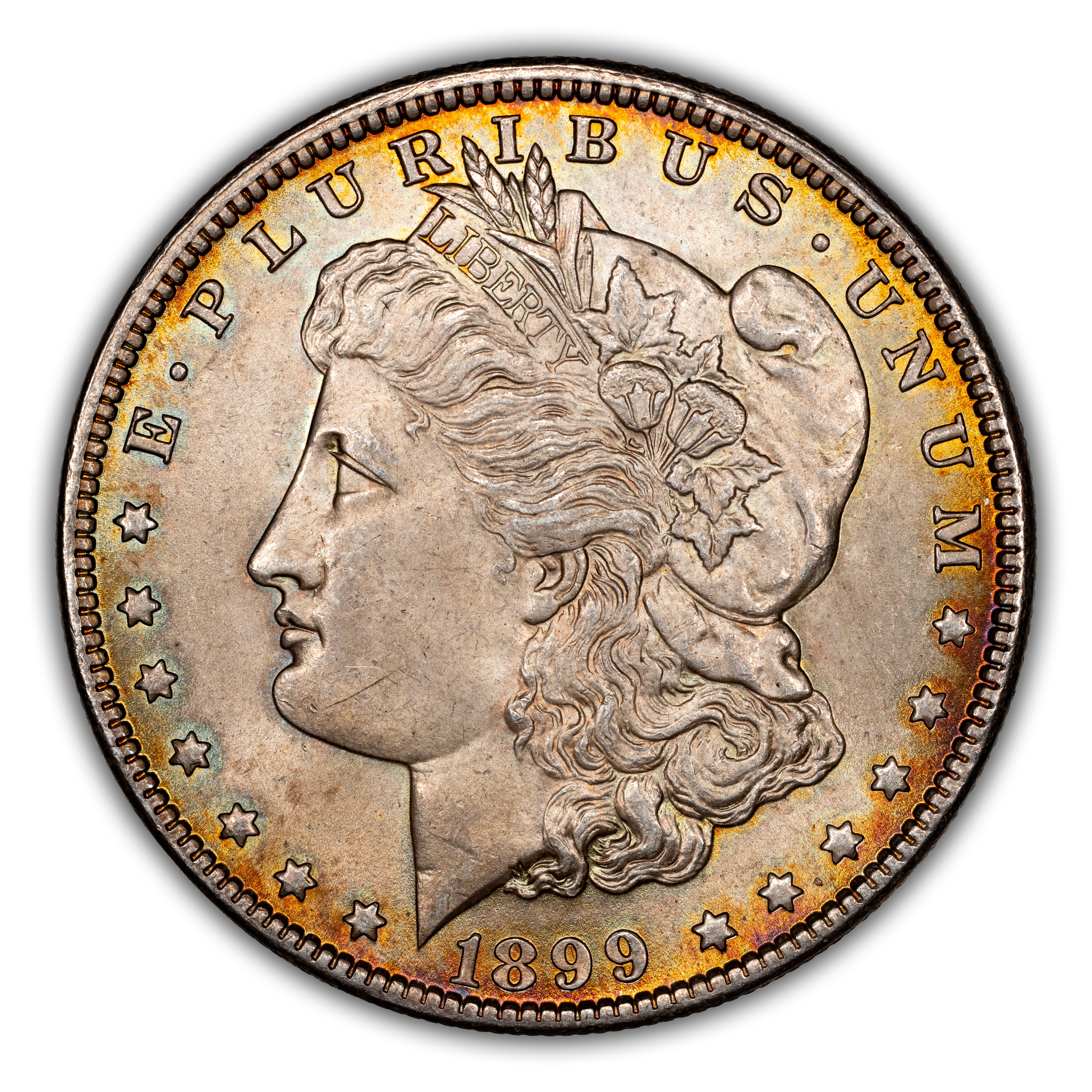 1899-O $1  Doubled 1, Die Breaks Reverse, VAM-11A MS thumbnail 17