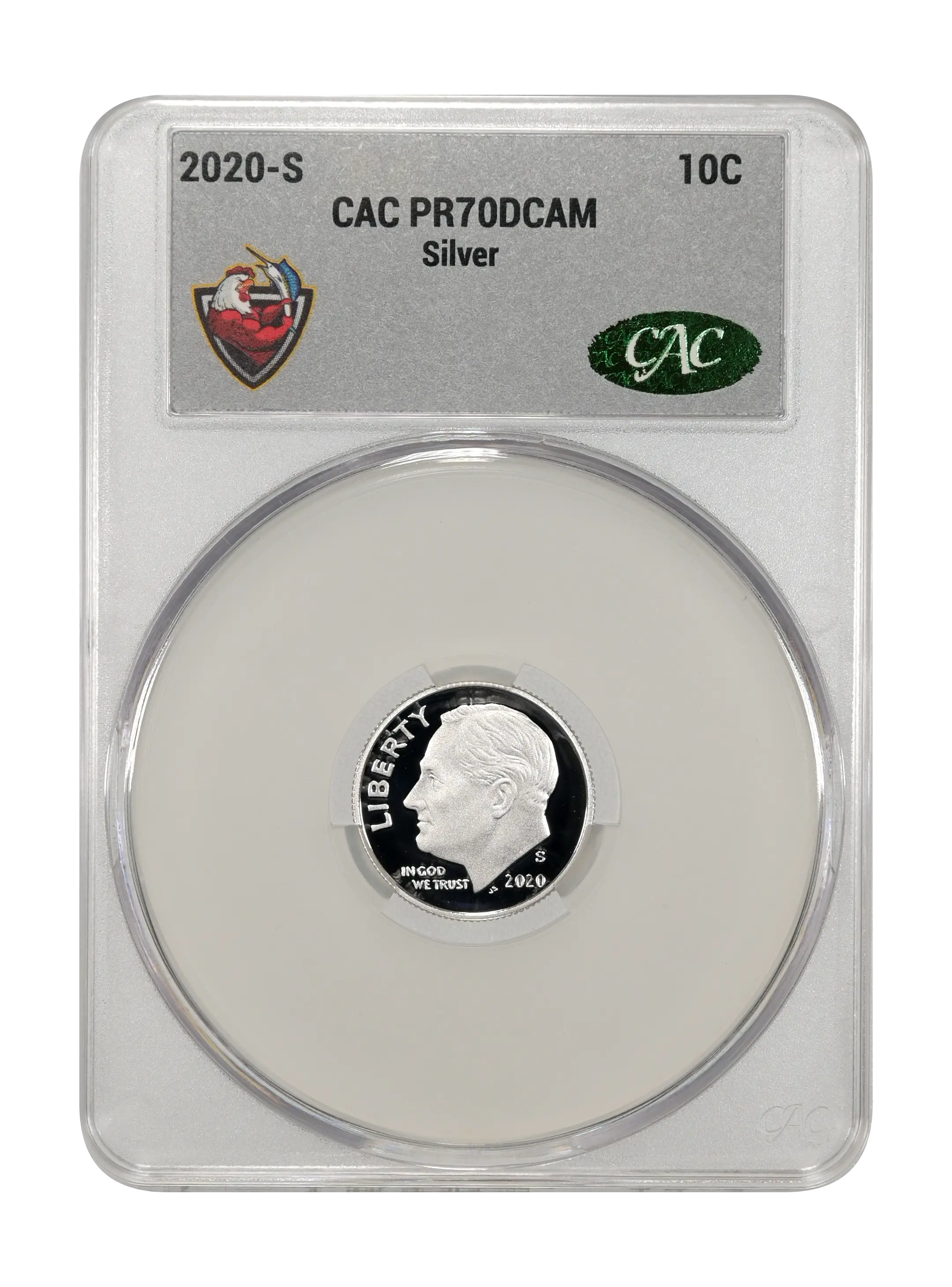 2020-S 10c Silver PR DCAM thumbnail 5