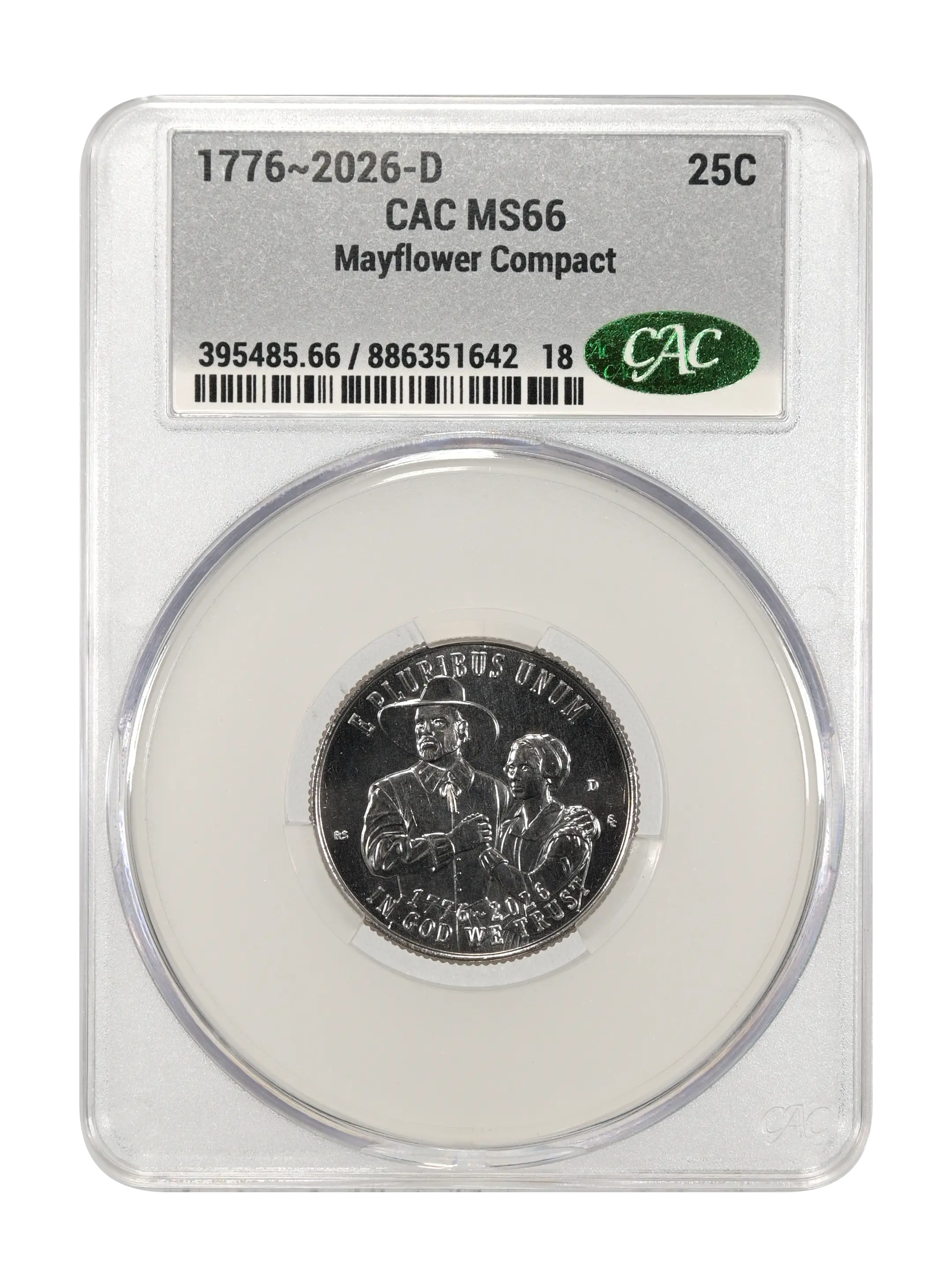 1776~2026-D 25c Mayflower Compact MS thumbnail 9