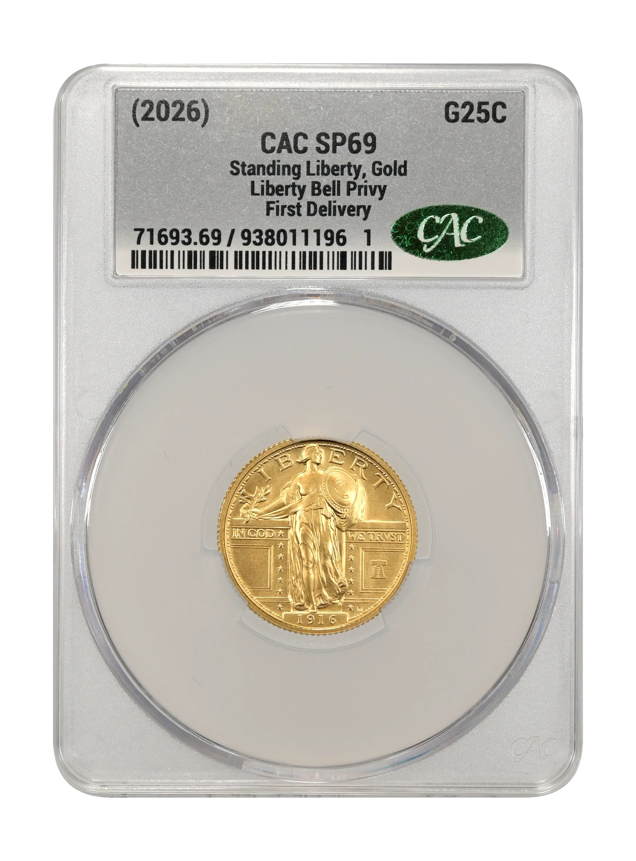 (2026) G25c Gold Standing Liberty, 250th Anniversary Privy SP thumbnail 15