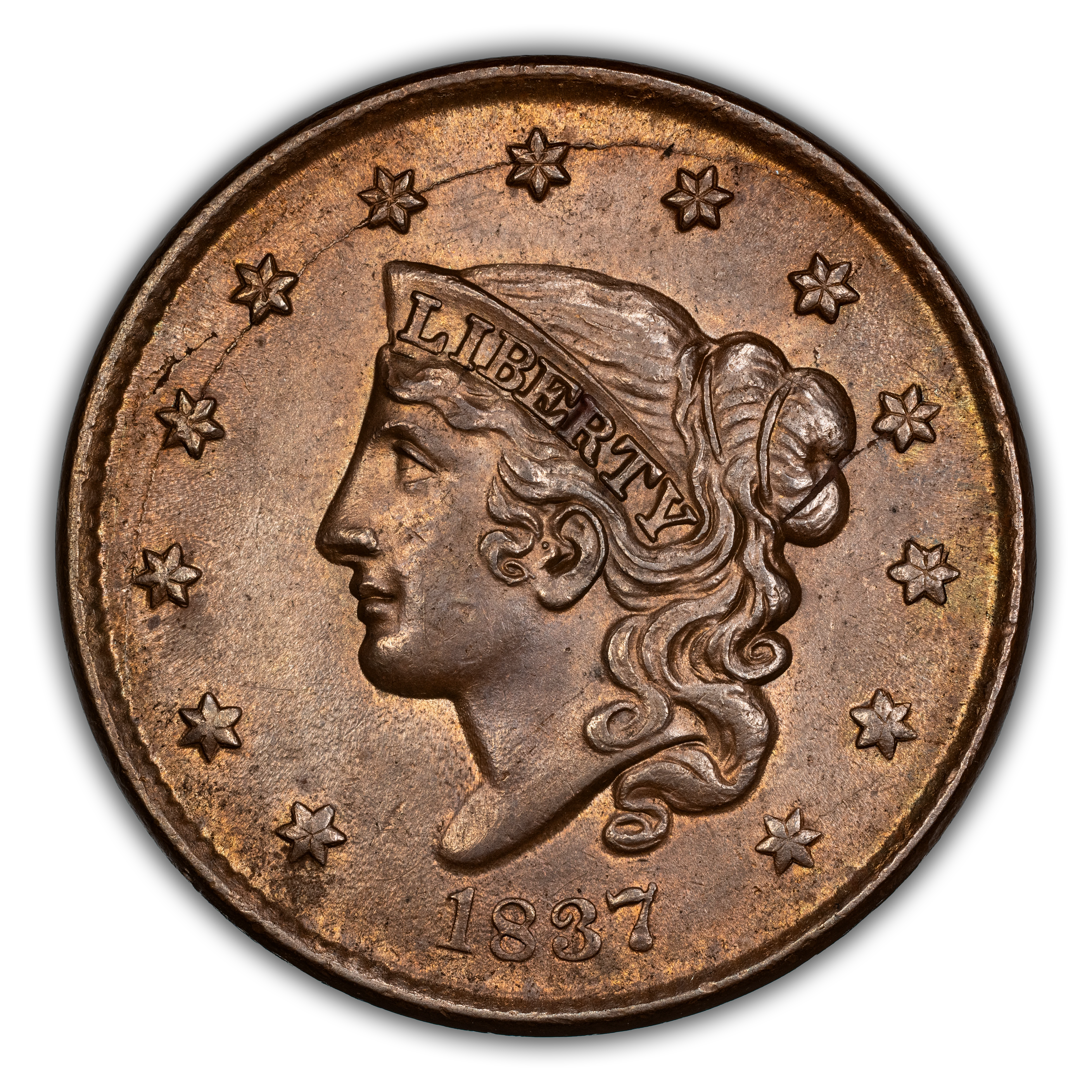 1837 1c Small Letters MS BN thumbnail 3