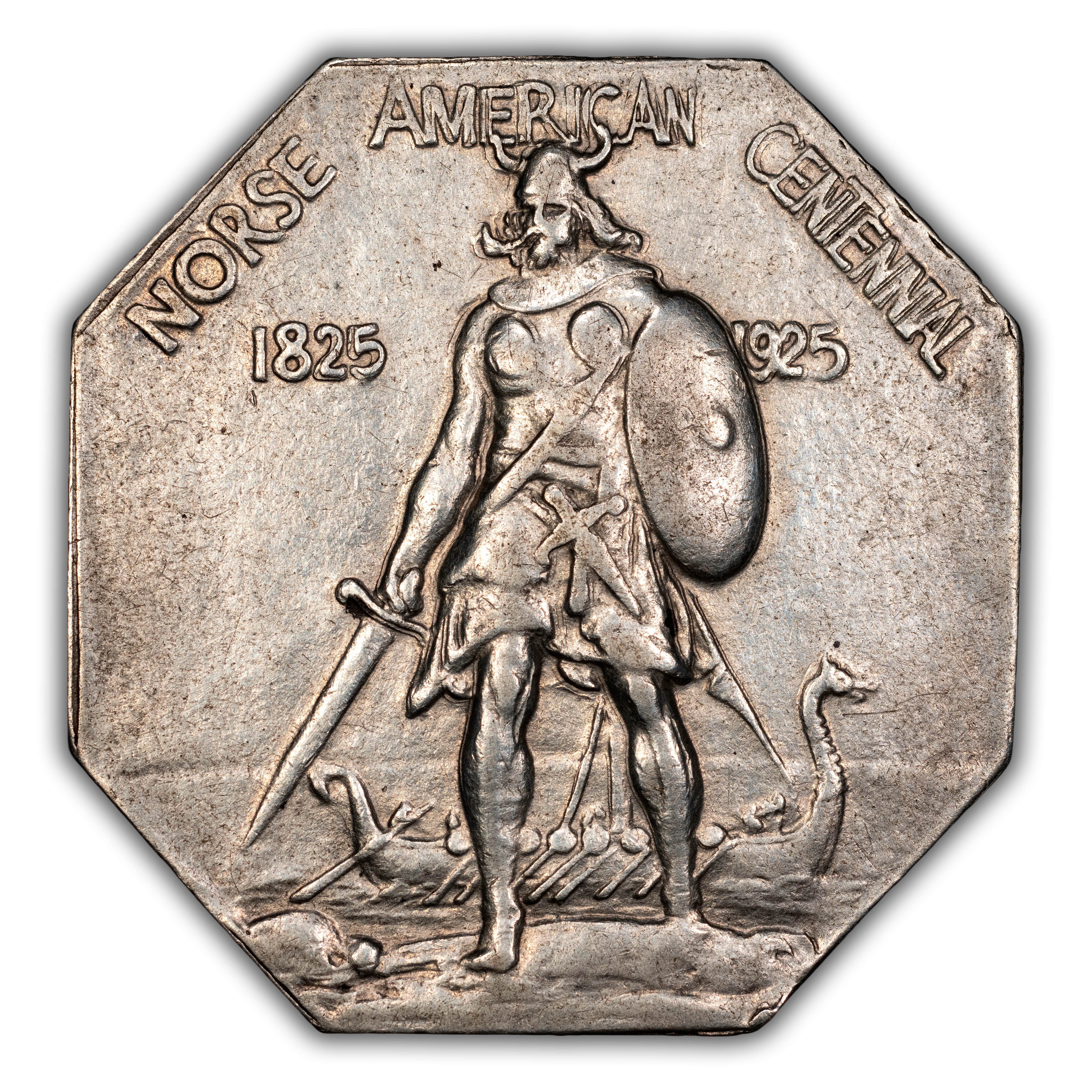 1925 Medal Norse American, Thin MS thumbnail 3
