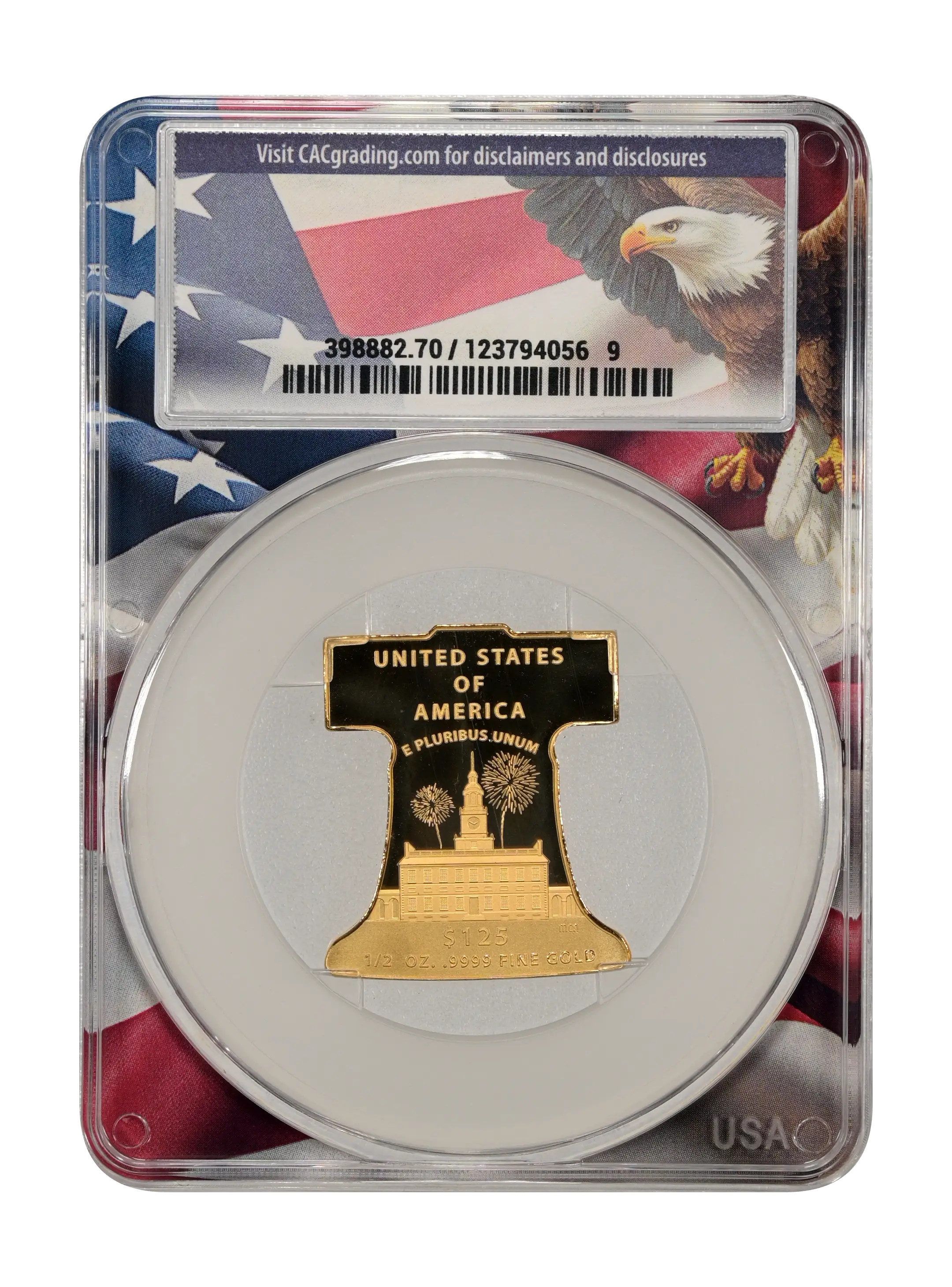 2026-P $125 1/2oz Gold, Freedom Ringing, Liberty Bell PR DCAM thumbnail 19