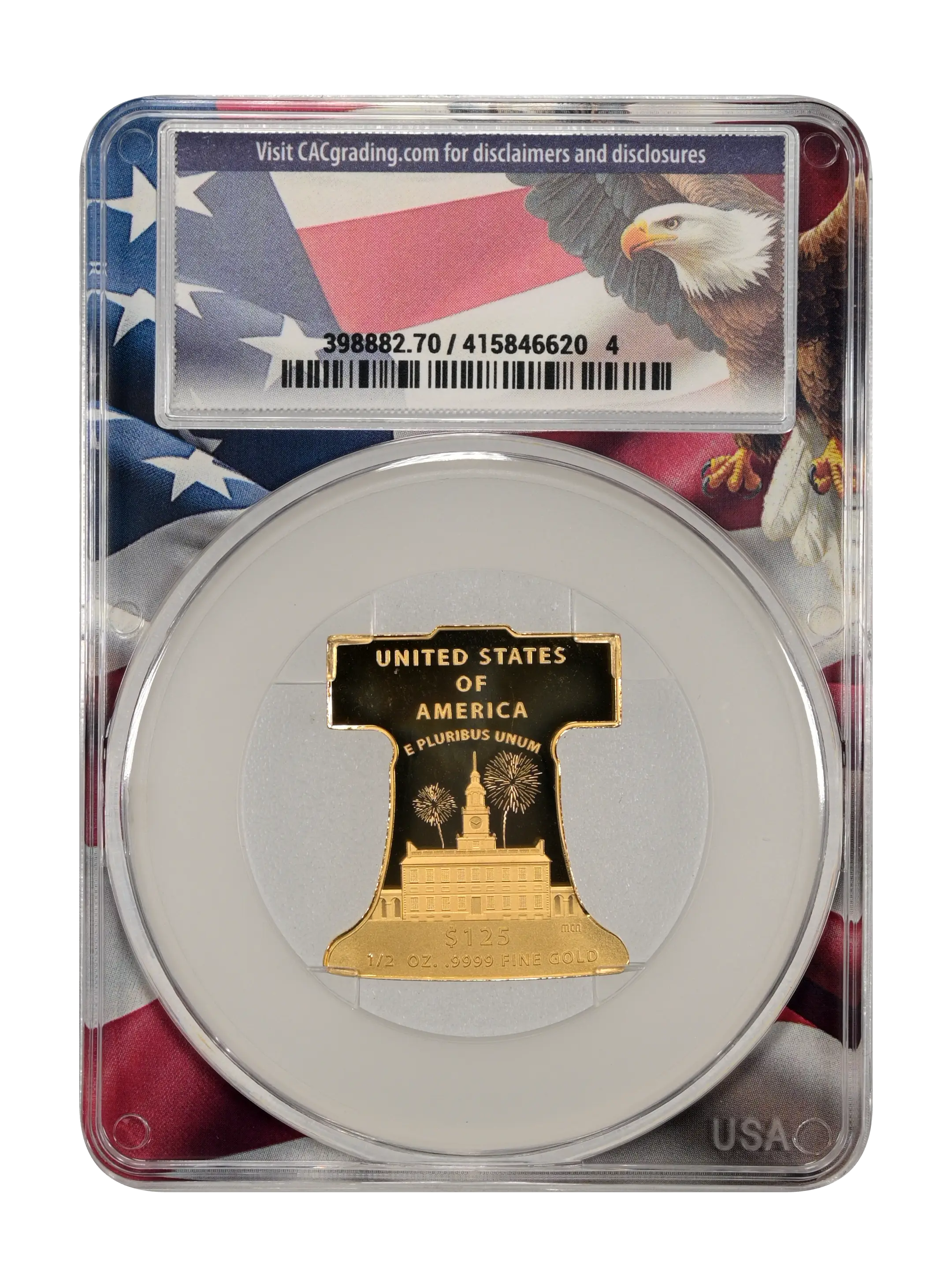 2026-P $125 1/2oz Gold, Freedom Ringing, Liberty Bell PR DCAM thumbnail 20