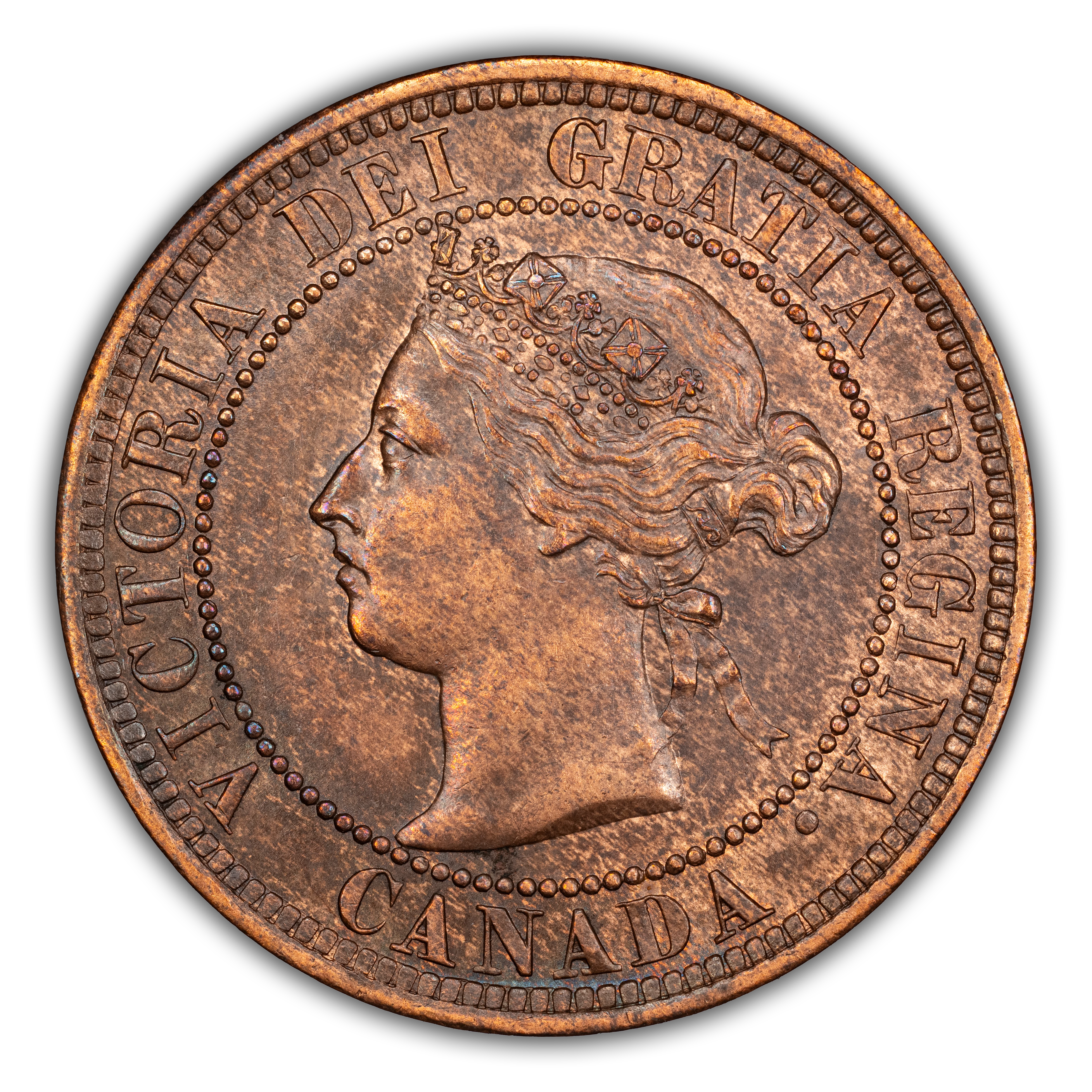 1886 1c Obverse 2 MS BN