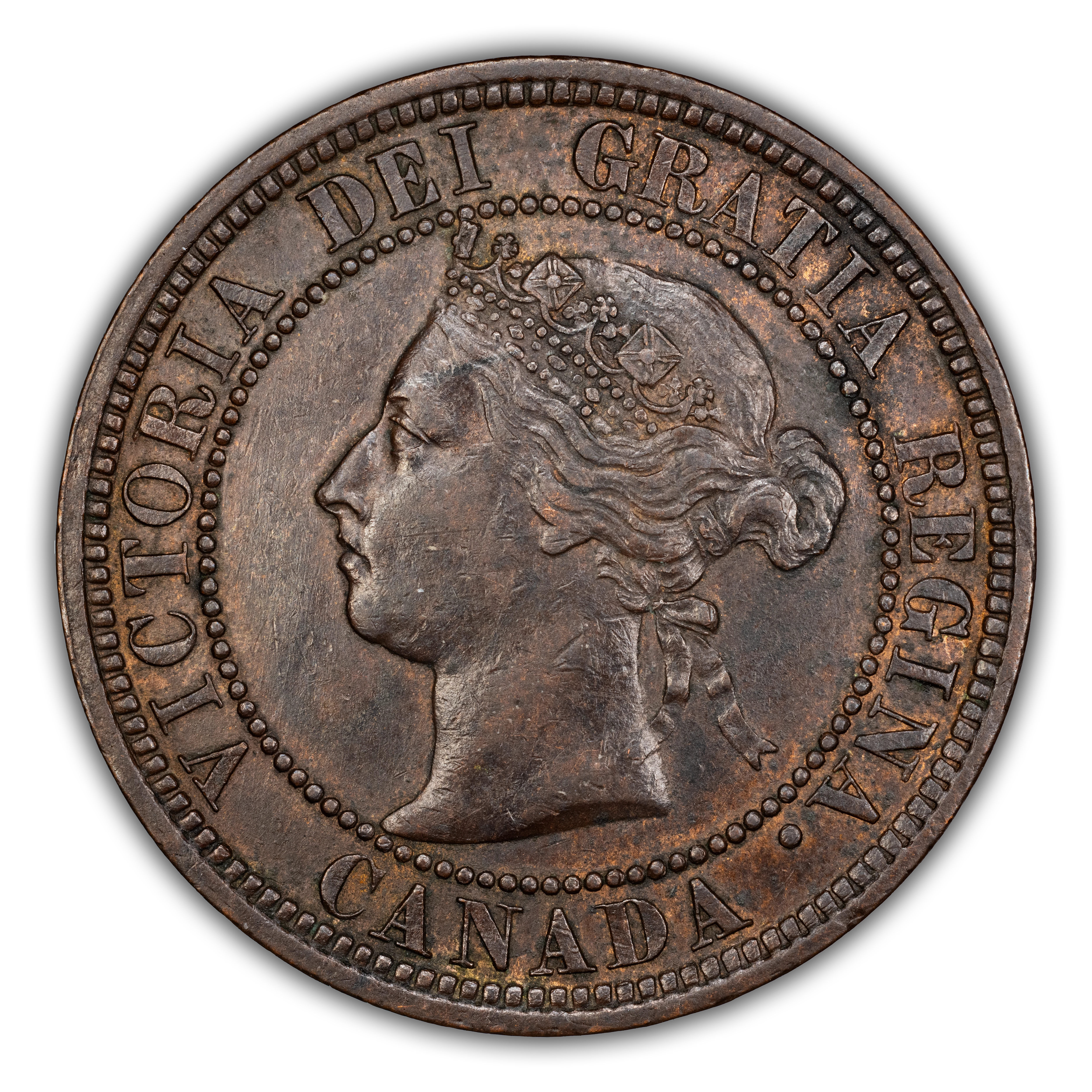 1882-H 1c Obverse 2 MS BN