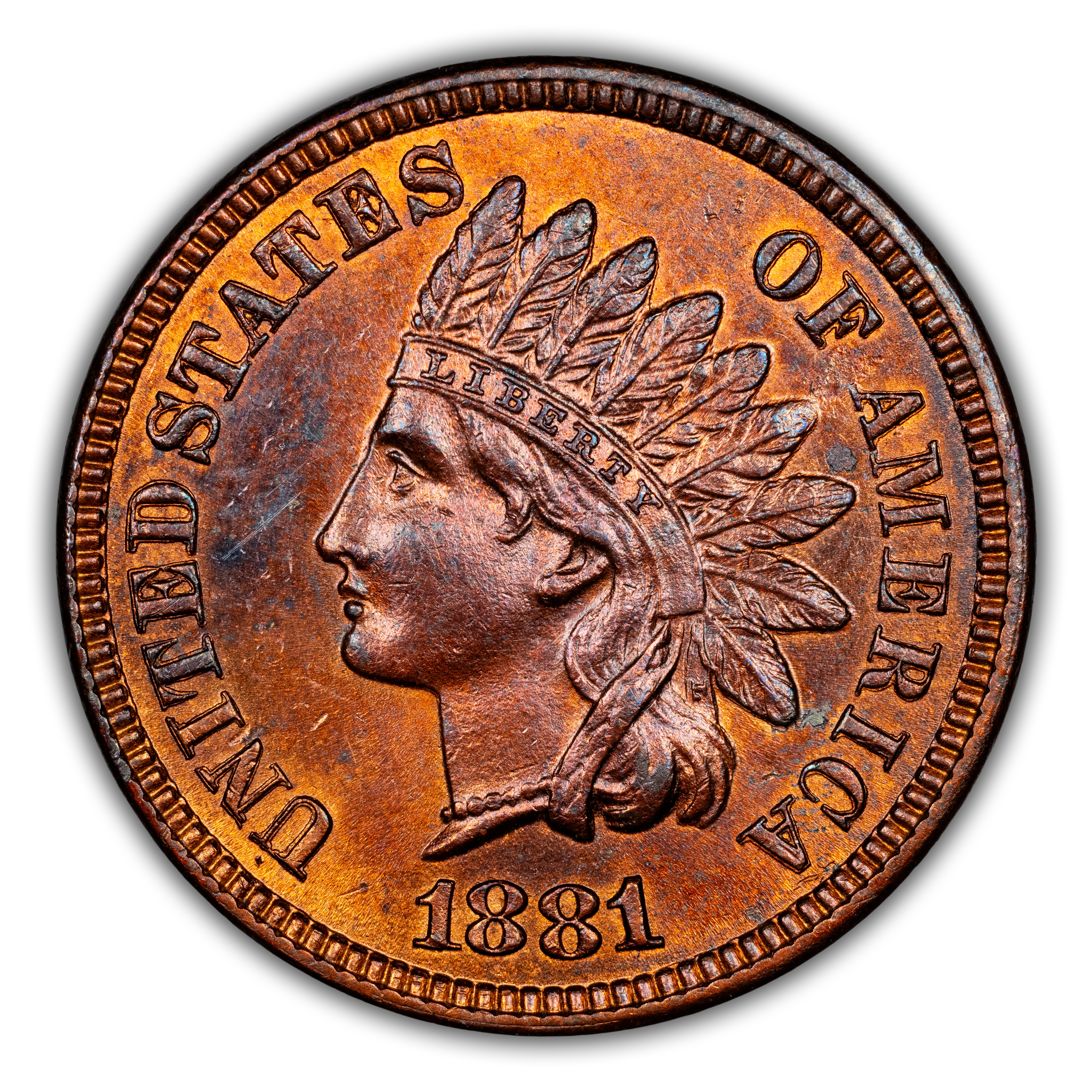 1881 1c Repunched 88/88, S-5 MS BN thumbnail 2
