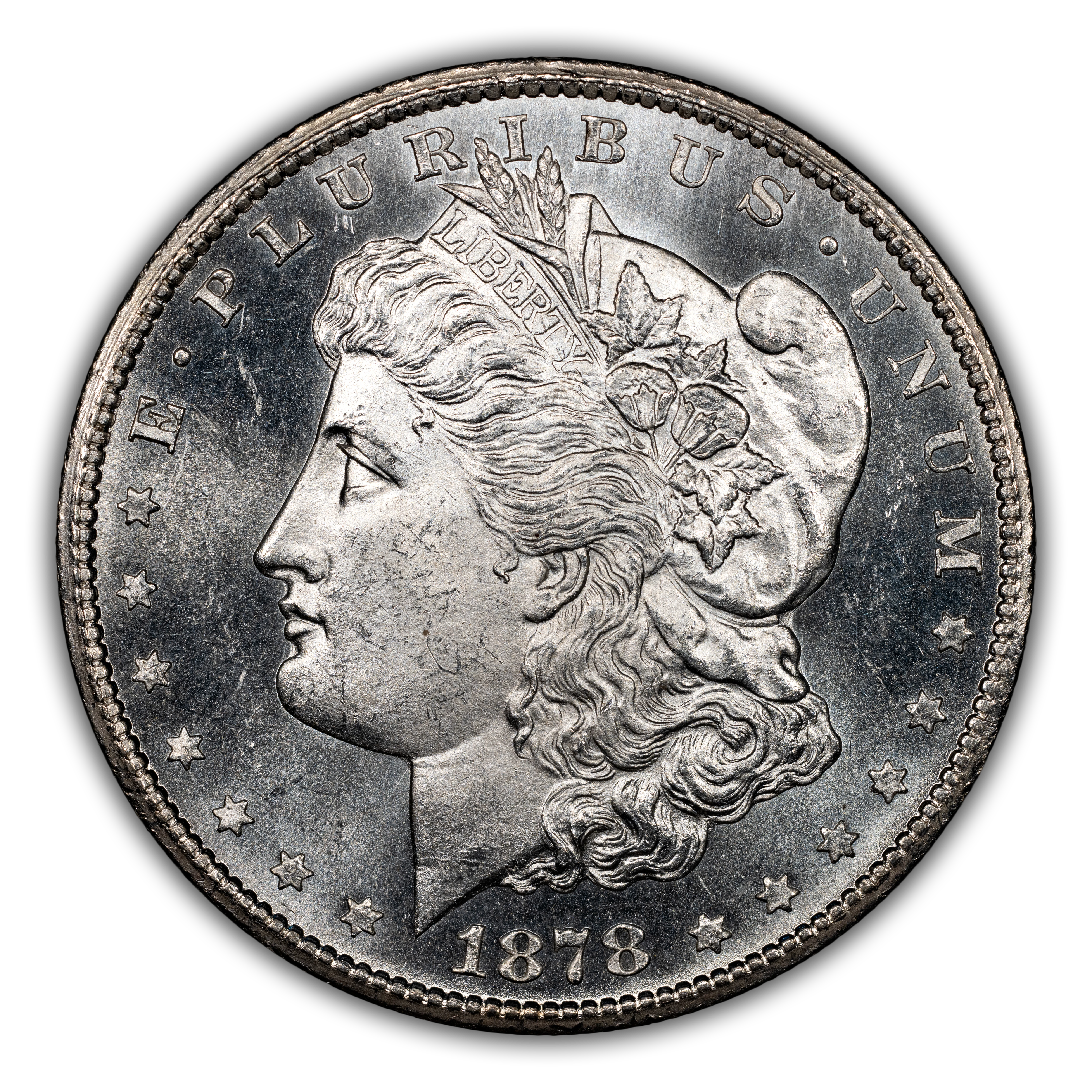 1878-CC $1  GSA Hoard, Lines in Wing, VAM-11 MS PL thumbnail 2