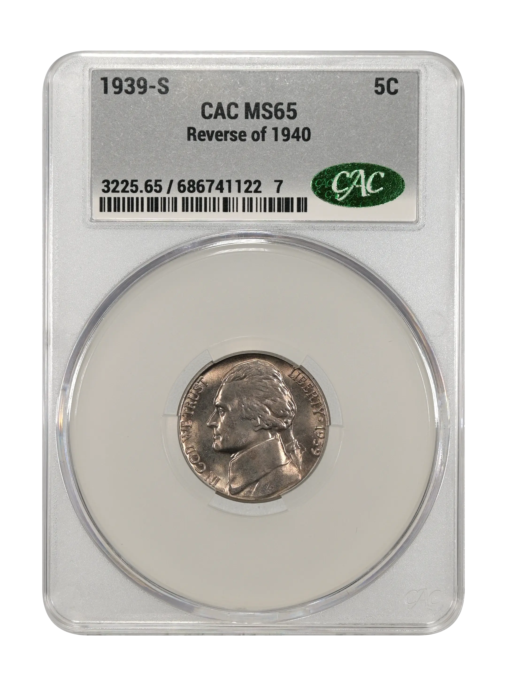 1939-S 5c Reverse of 1940 MS thumbnail 13