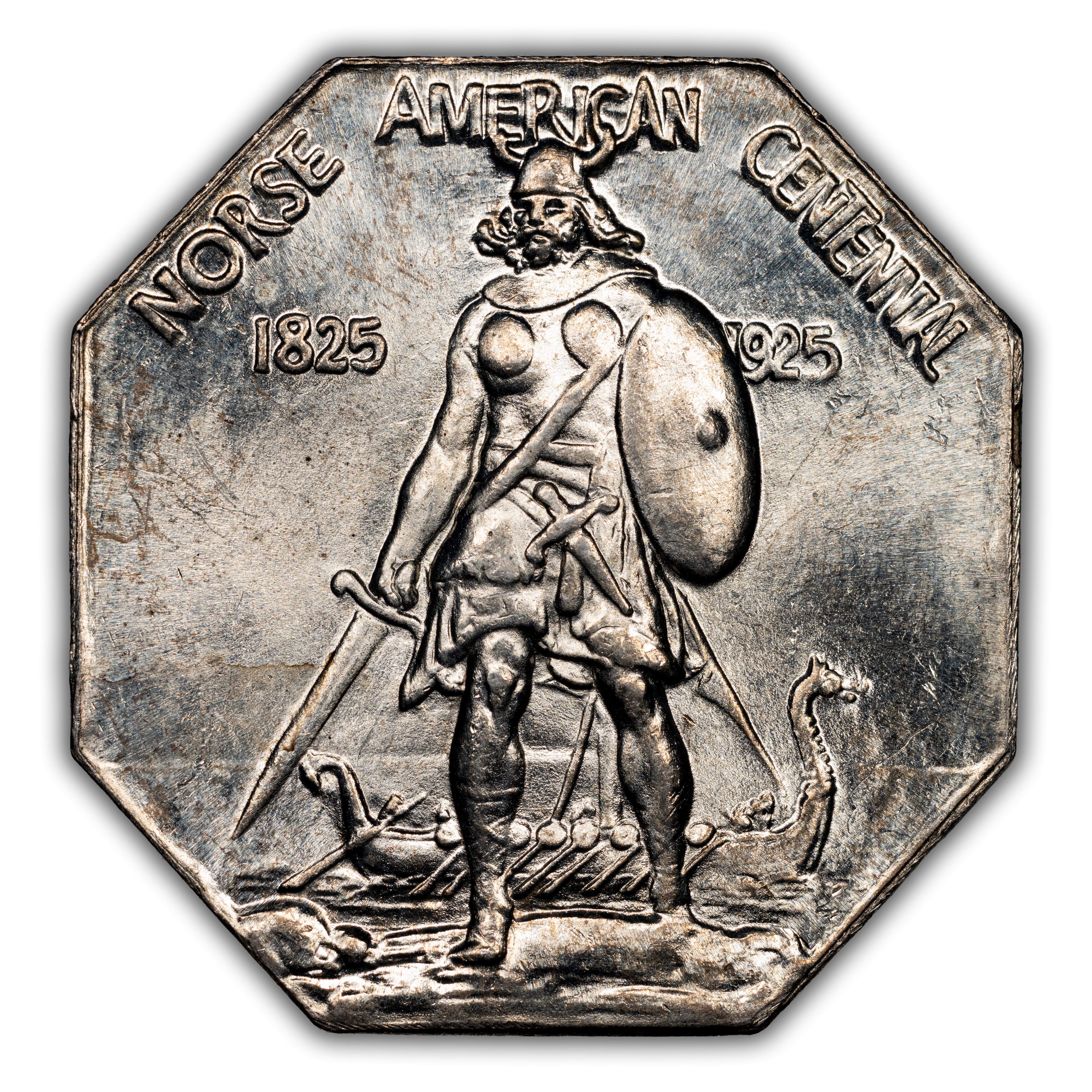 1925 Medal Norse American, Thick MS thumbnail 3