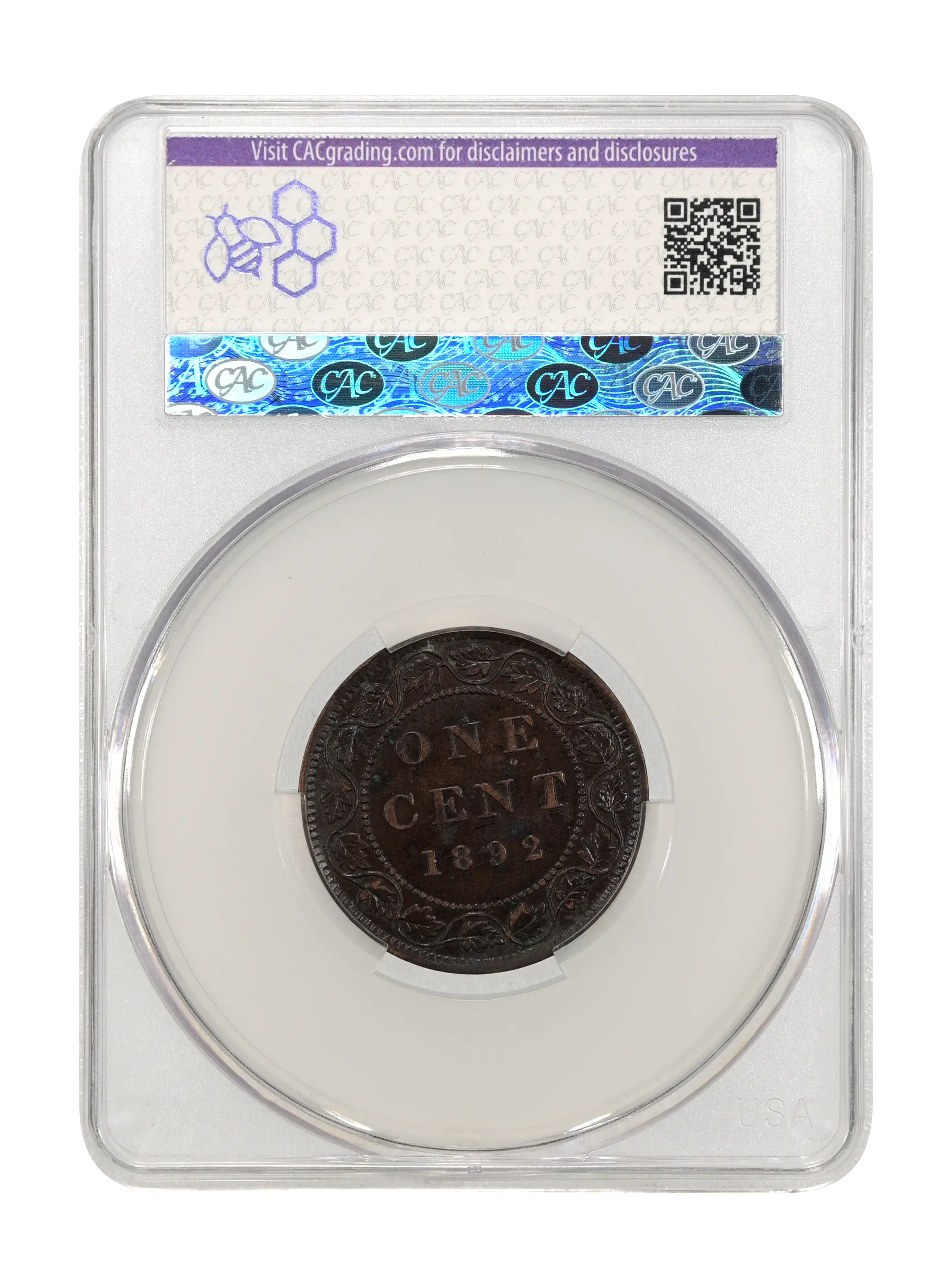 1892 1c Obverse 3 MS BN thumbnail 4