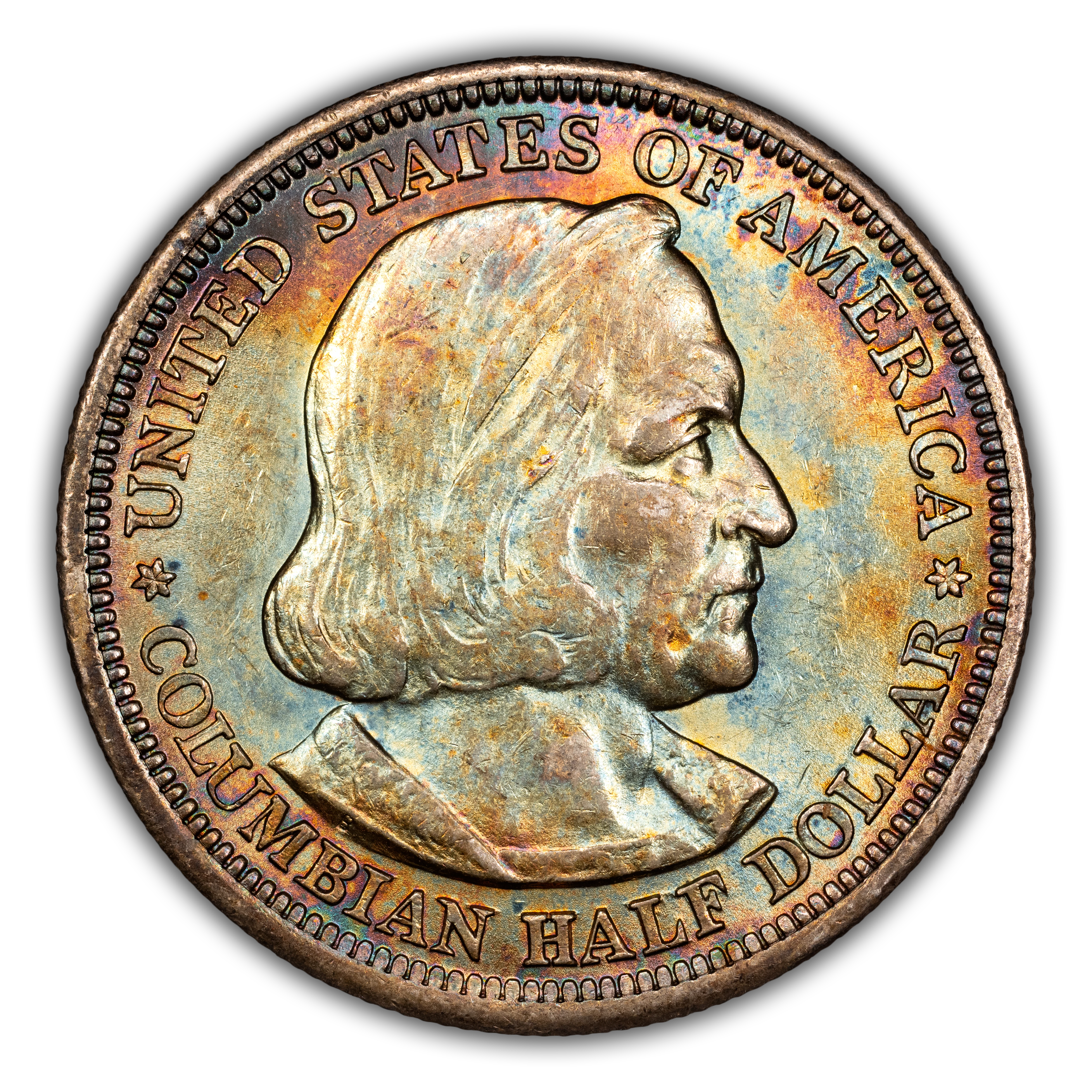 1893 50c Columbian Exposition MS thumbnail 3