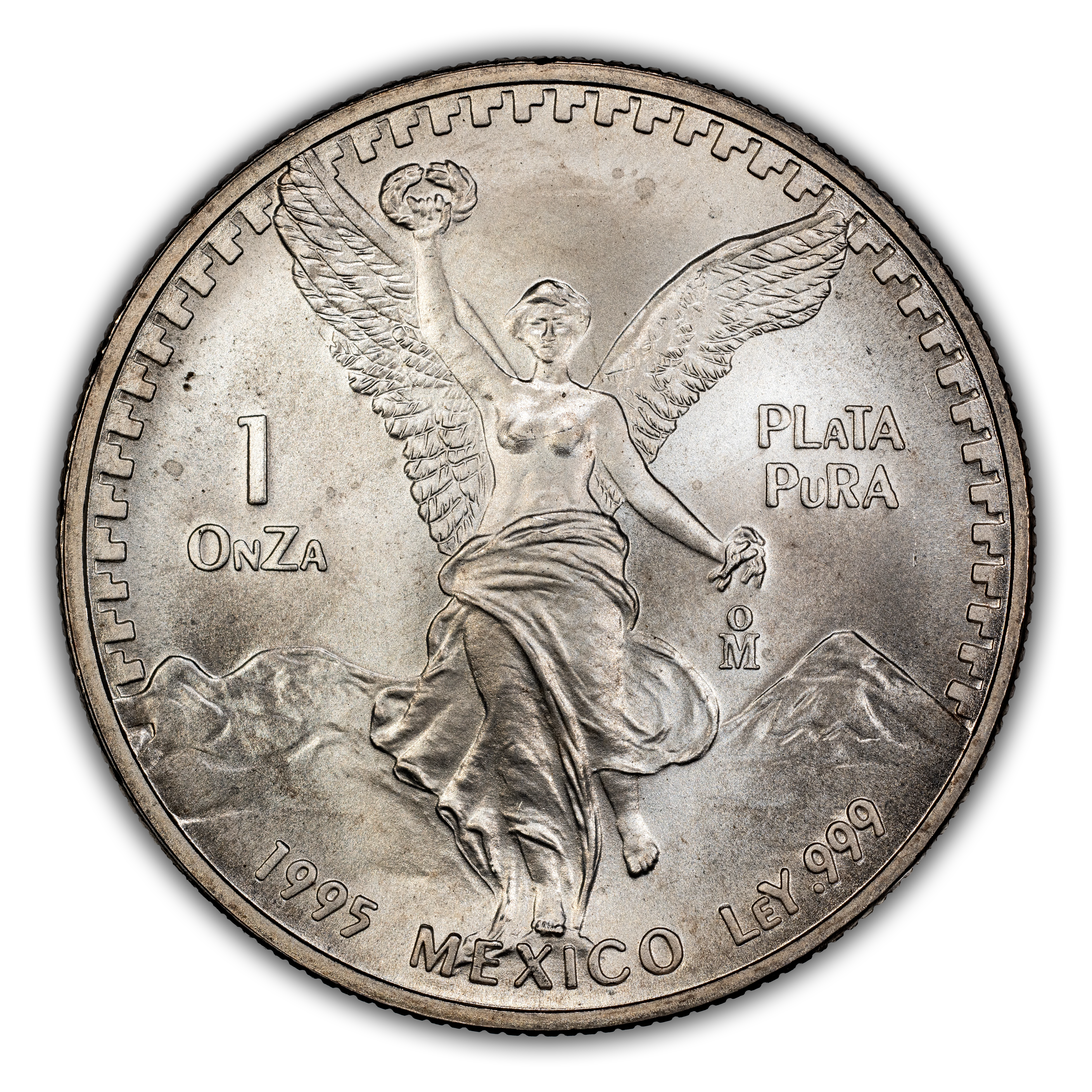 1995-Mo 1 Onza Libertad, Silver MS