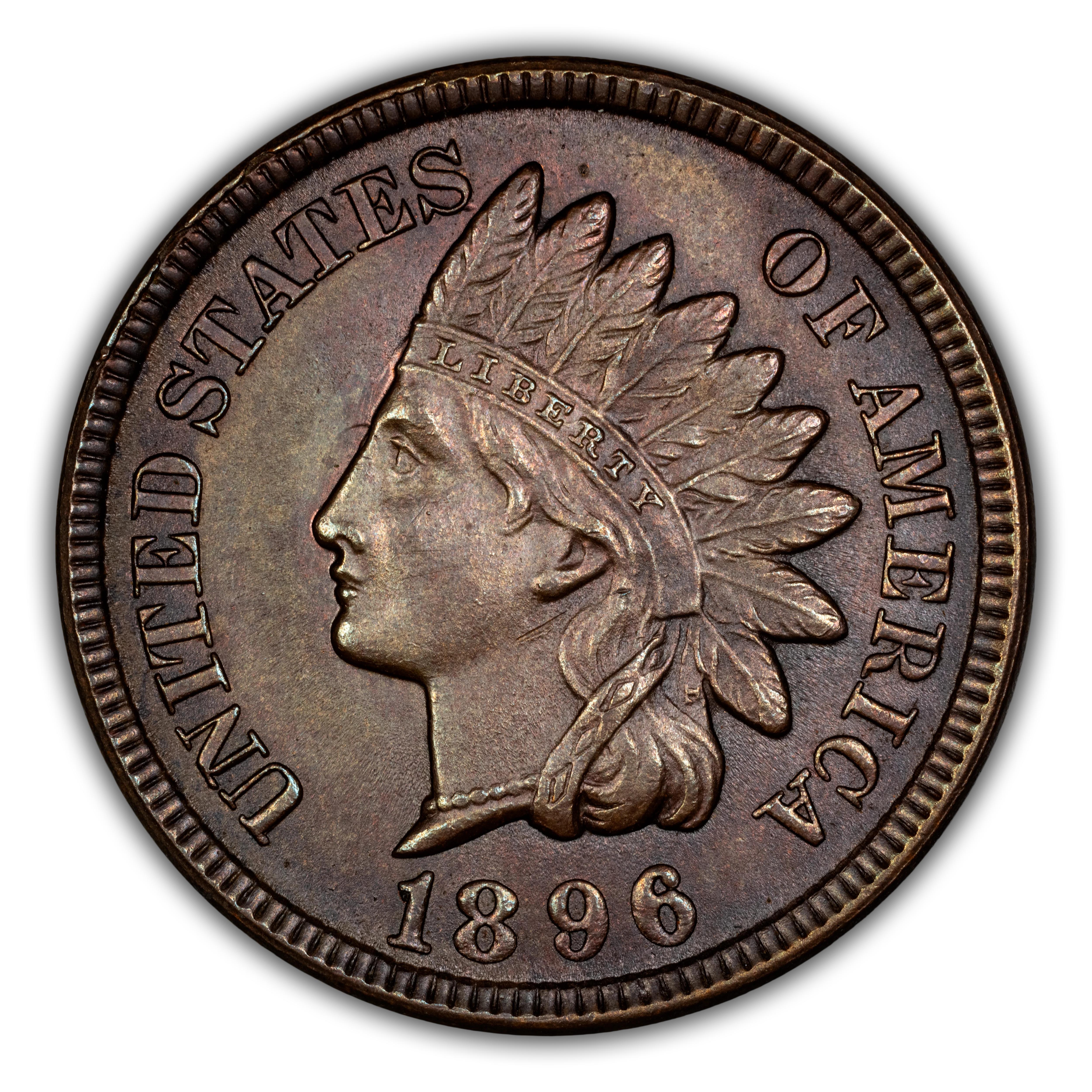 1896 1c Date Variety, FS-302, S-21 MS BN thumbnail 2