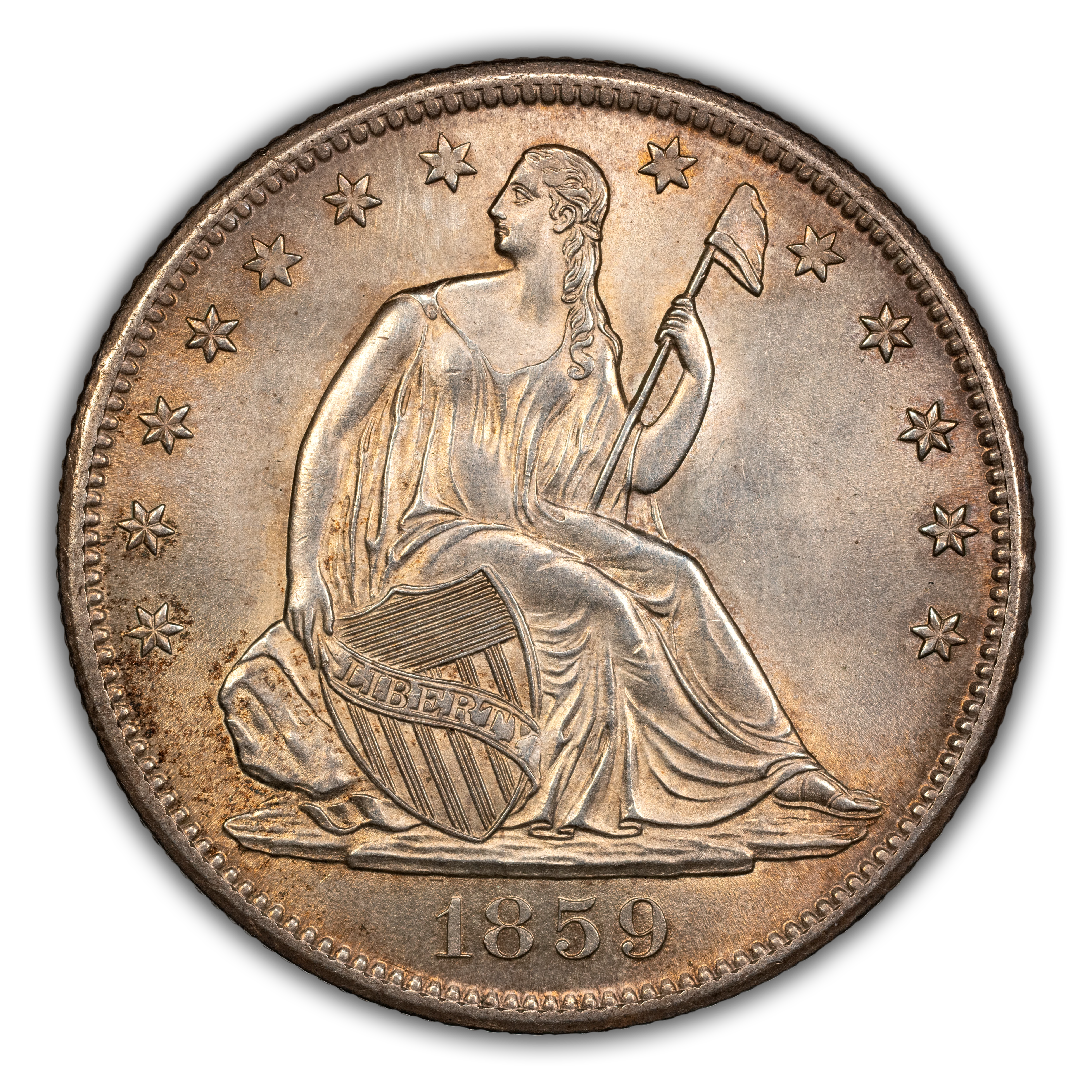 1859-S 50c MS thumbnail 3