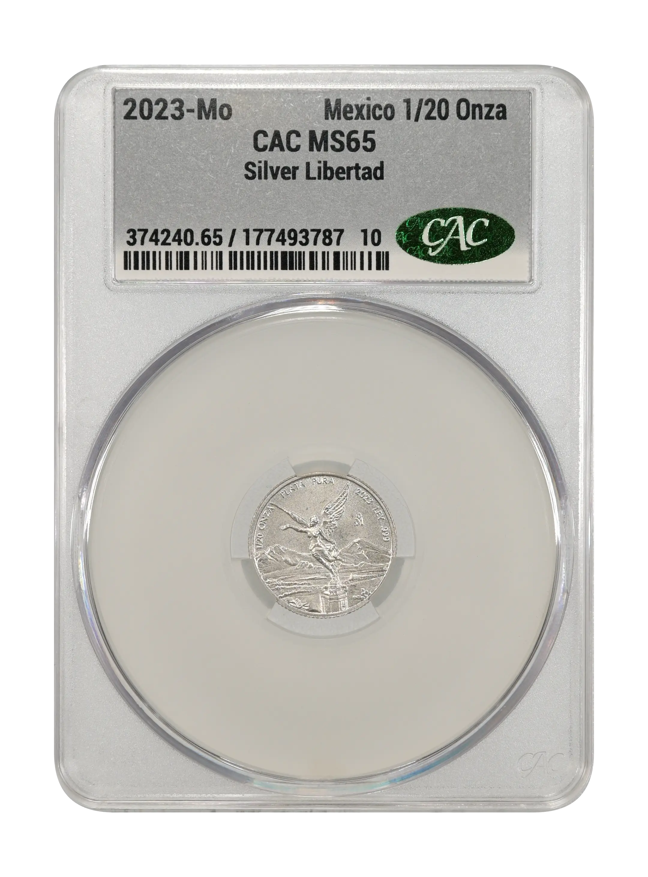2023-Mo 1/20 Onza Libertad, Silver MS (KM-609) thumbnail 2