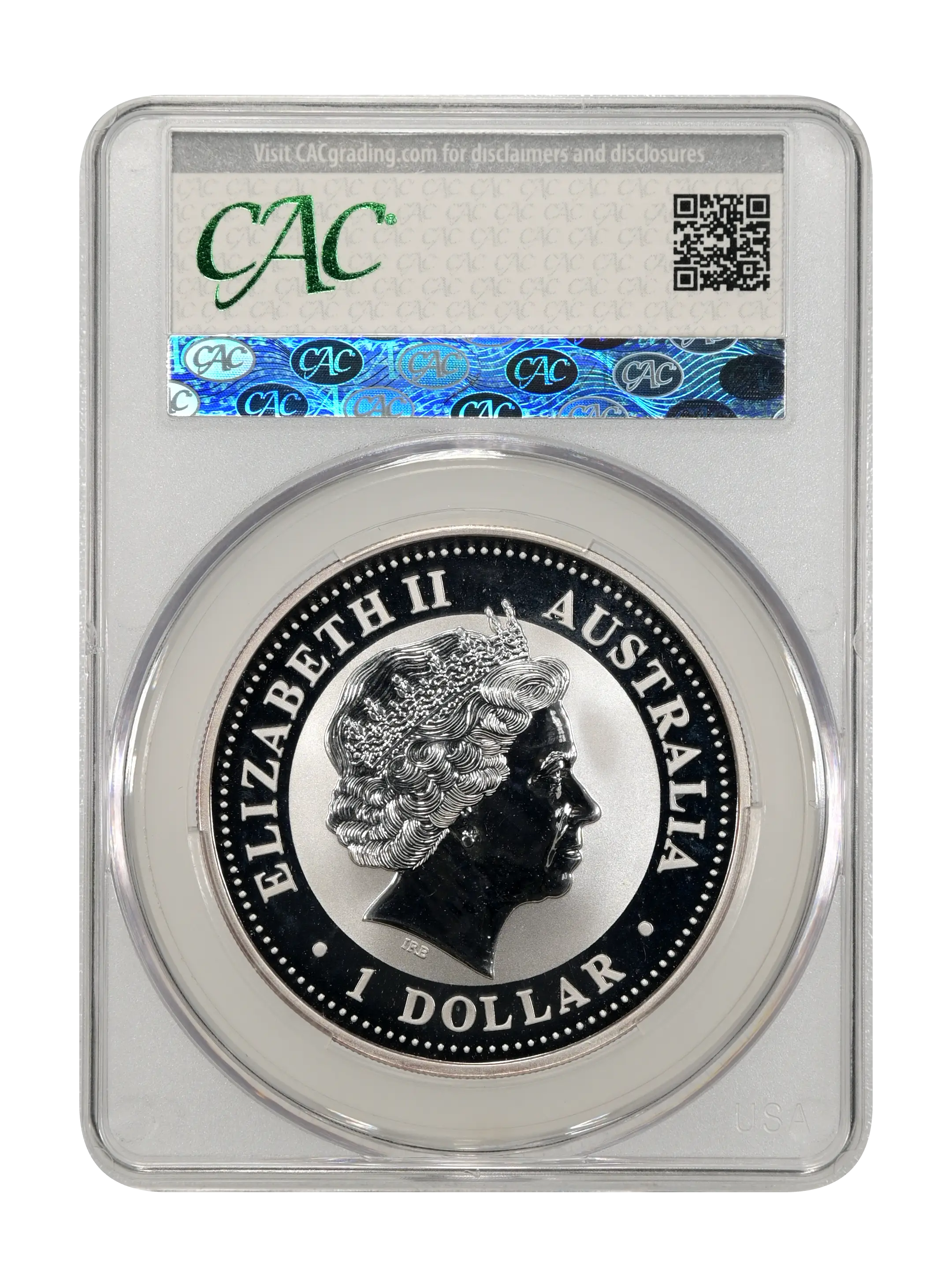 2000 S$1 1oz Silver, Year of the Dragon MS thumbnail 5