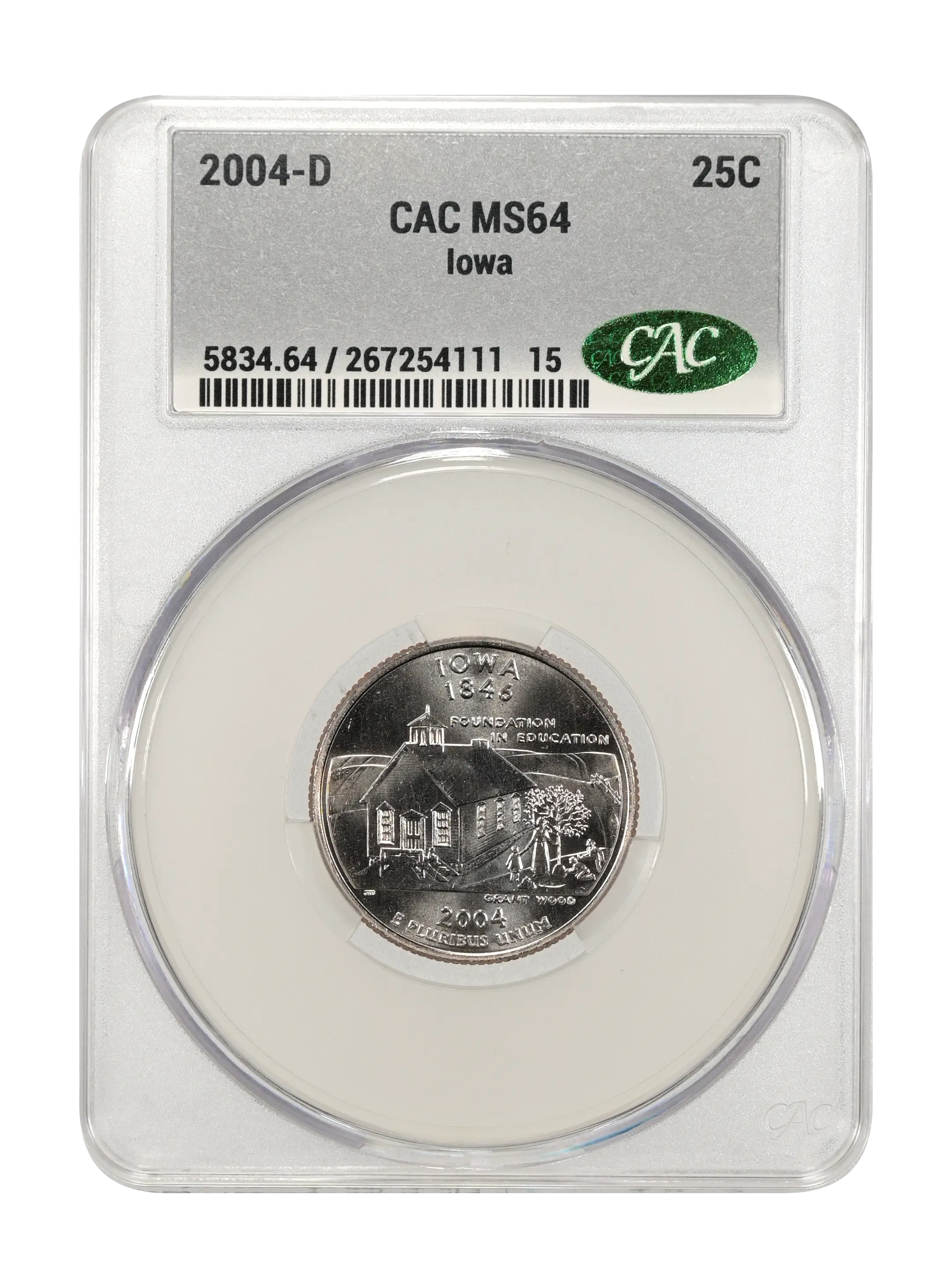 2004-D 25c Iowa MS thumbnail 13