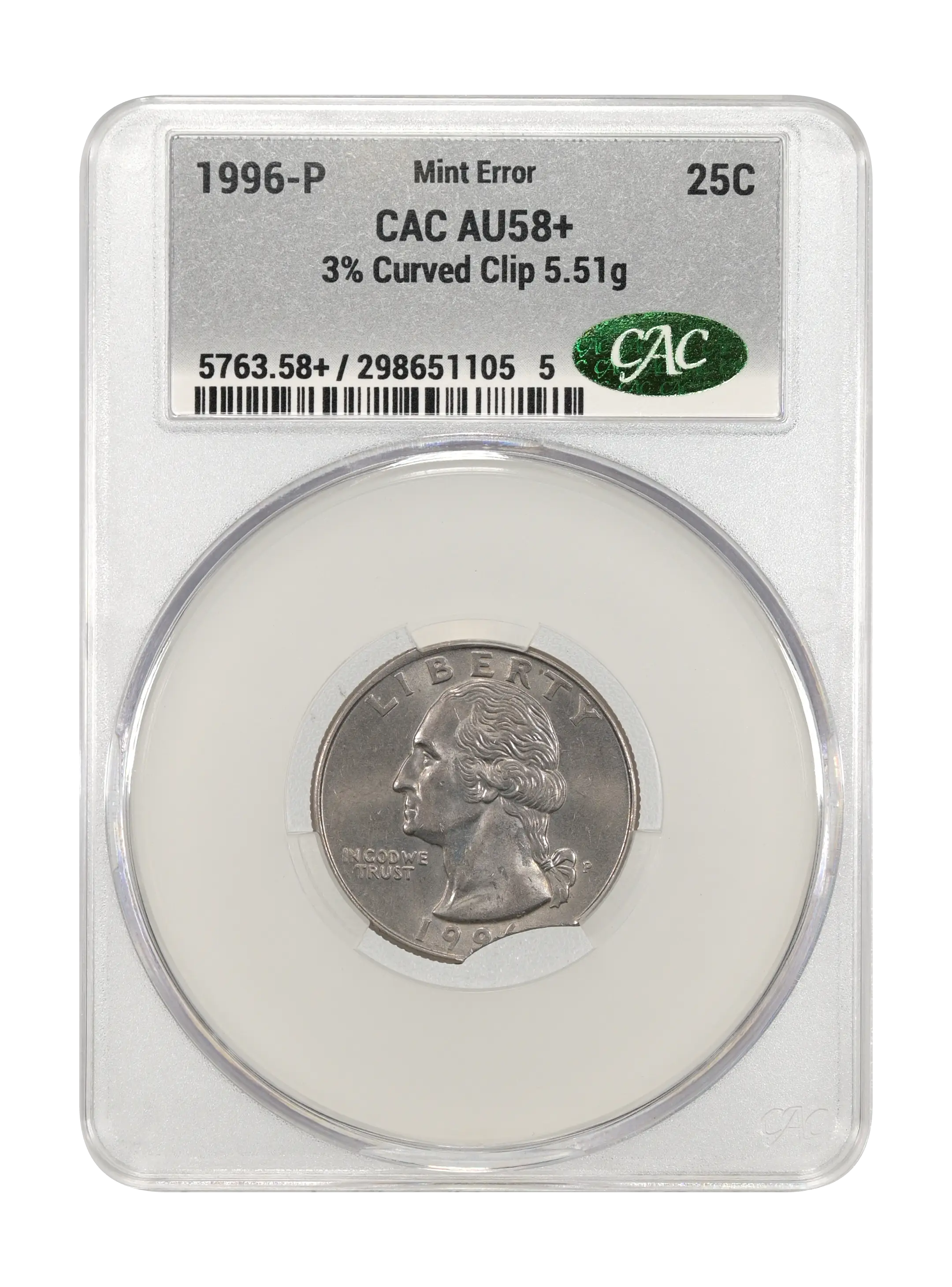 1996-P 25c MS68 CAC thumbnail 23